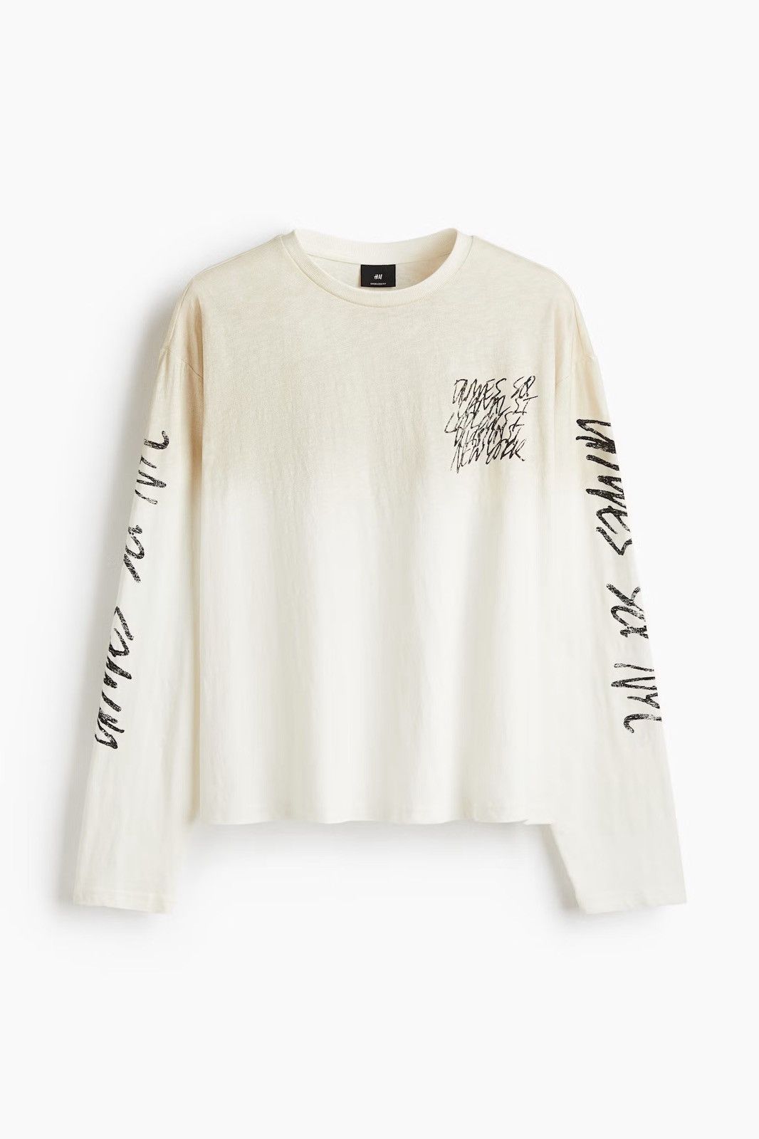 H&M OVERSIZED FIT LONG-SLEEVED JERSEY TOP Dimes Square Size US L / EU 52-54 / 3 - 1 Thumbnail