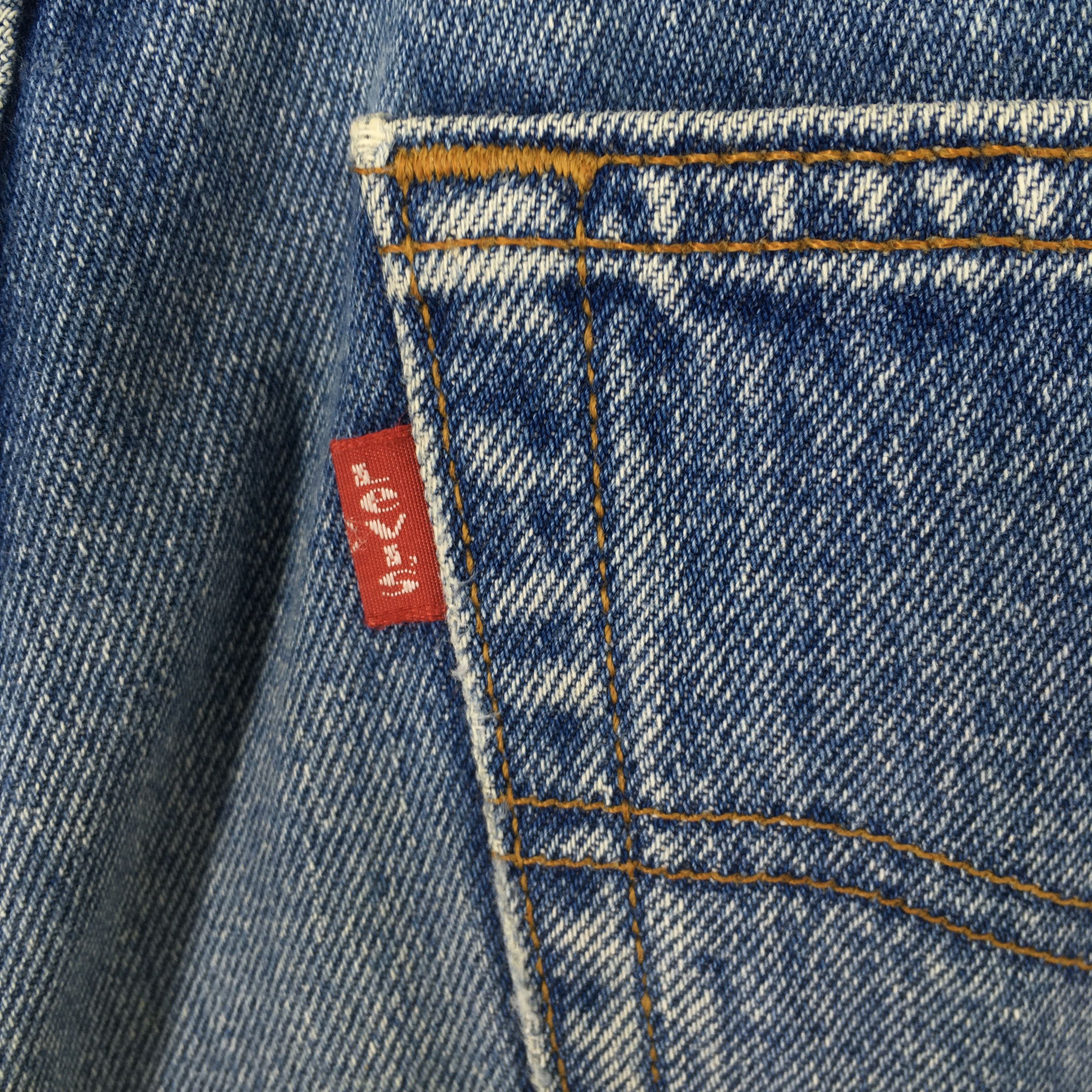 Levi's Size 28x32.5 Vintage 90s Levi's 501 Straight Cut Jeans S1906 Size 28" / US 6 / IT 42 - 11 Thumbnail