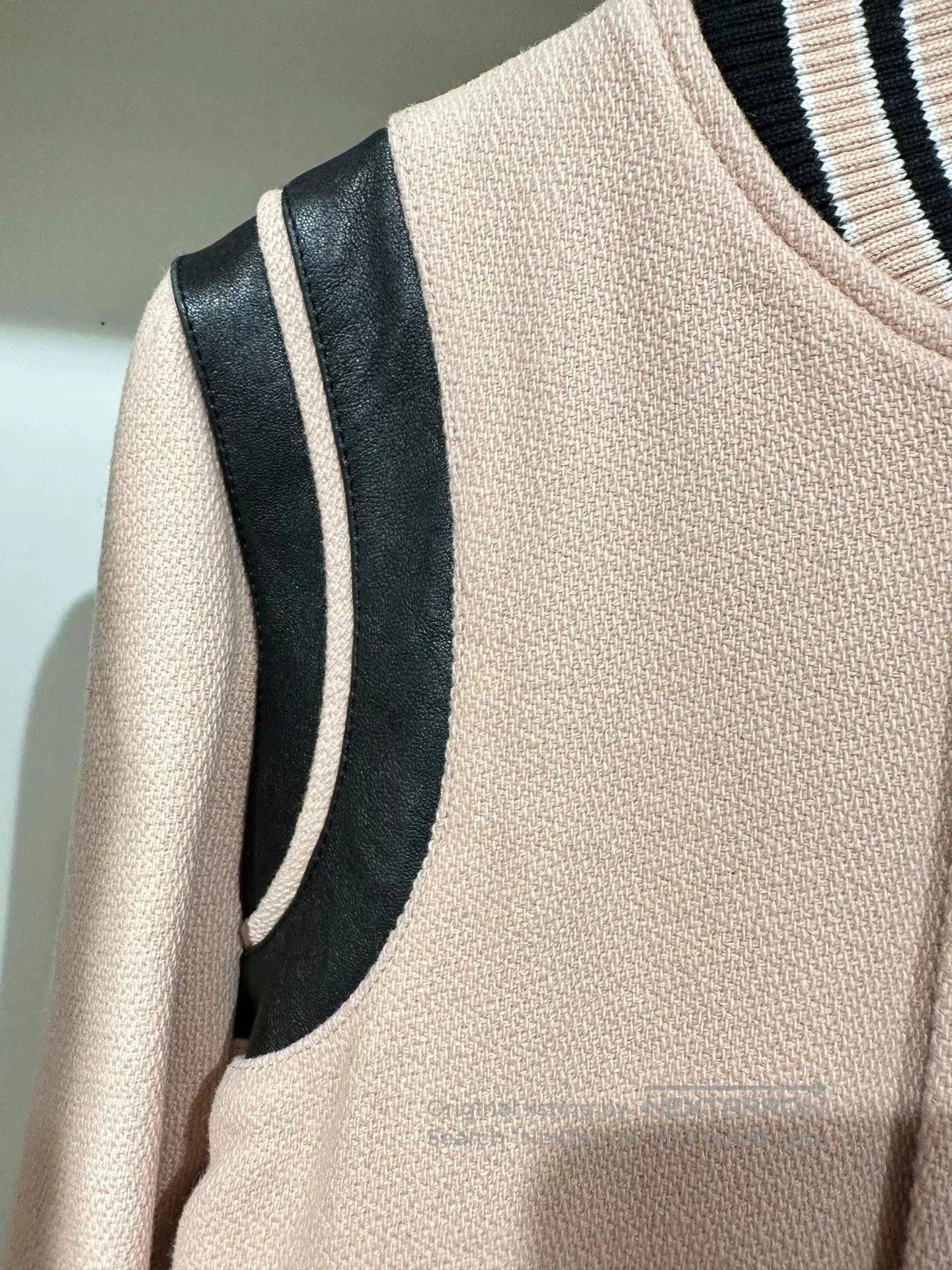 Saint Laurent Paris Saint Laurent Pink Baseball Jacket. Size XS / US 0-2 / IT 36-38 - 4 Thumbnail