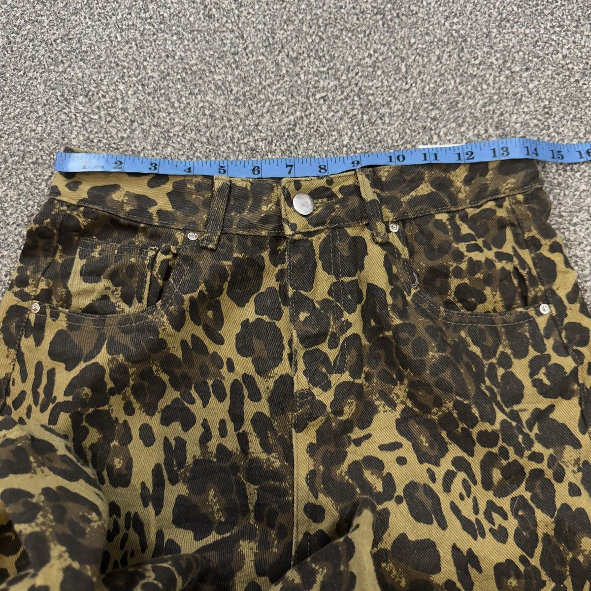 Hysteric Glamour Vintage Japanese y2k Crazy Baggy Balenciaga Leopard style Size US 28 / EU 44 - 9 Thumbnail
