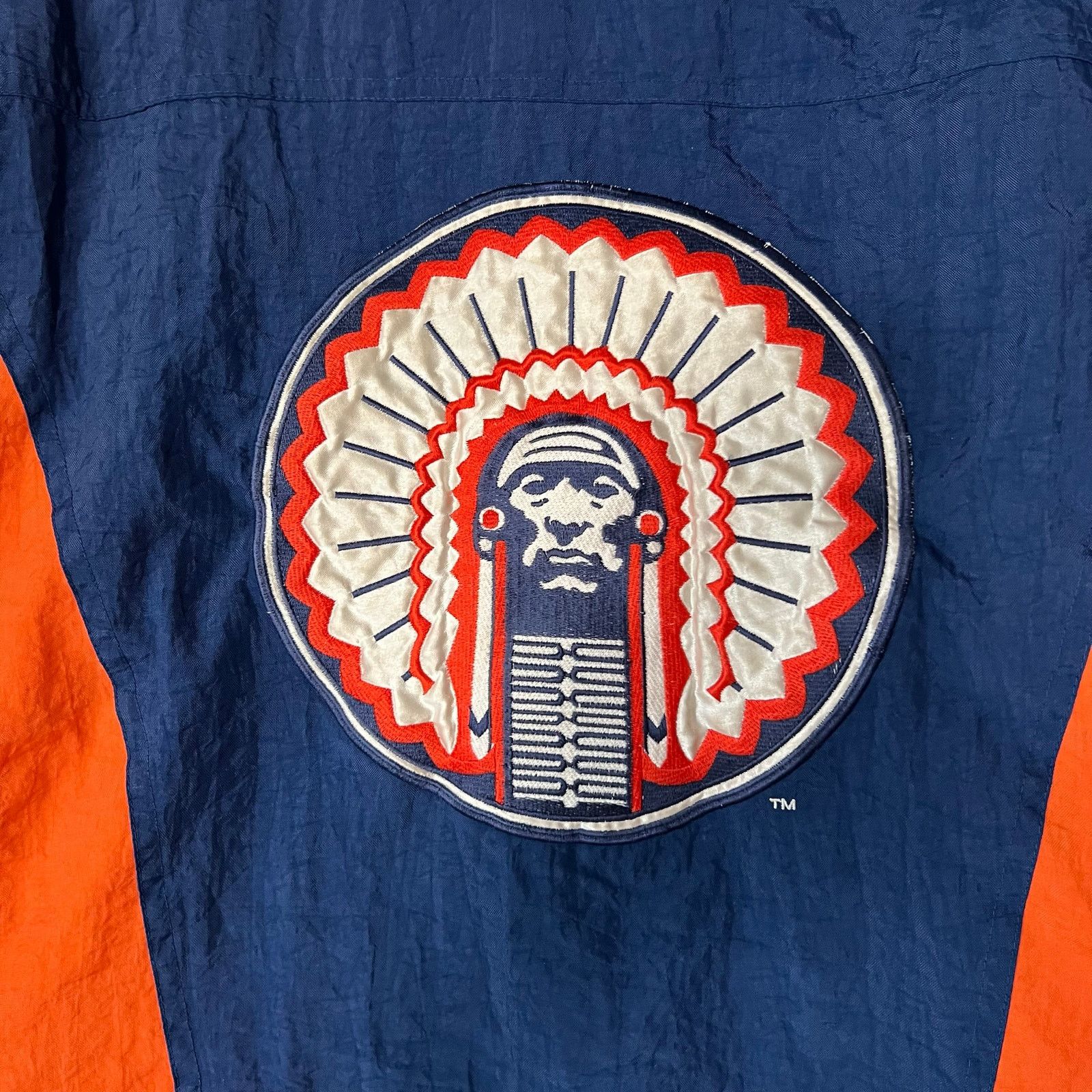 Starter 1990s Starter Illinois Fighting Illini Jacket | Large Size US L / EU 52-54 / 3 - 15 Thumbnail