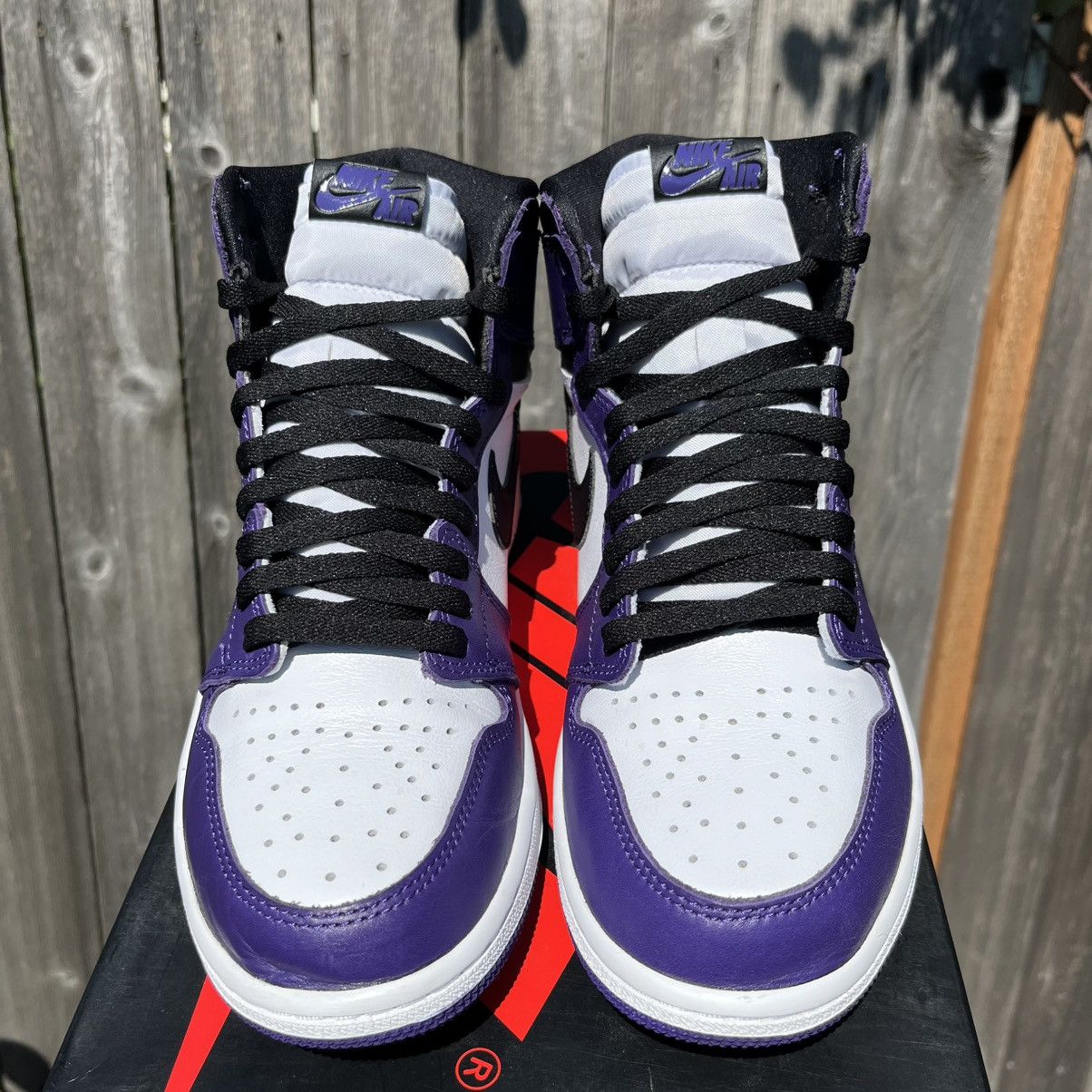 Nike Nike air jordan 1 court purple size 9 men Size US 9 / EU 42 - 2 Thumbnail