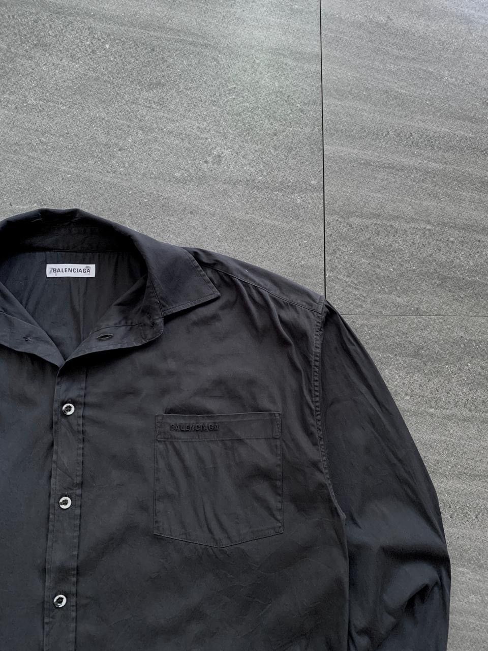 Balenciaga FREE TAX! Faded Embroidery Formal Shirt Size US M / EU 48-50 / 2 - 3 Thumbnail