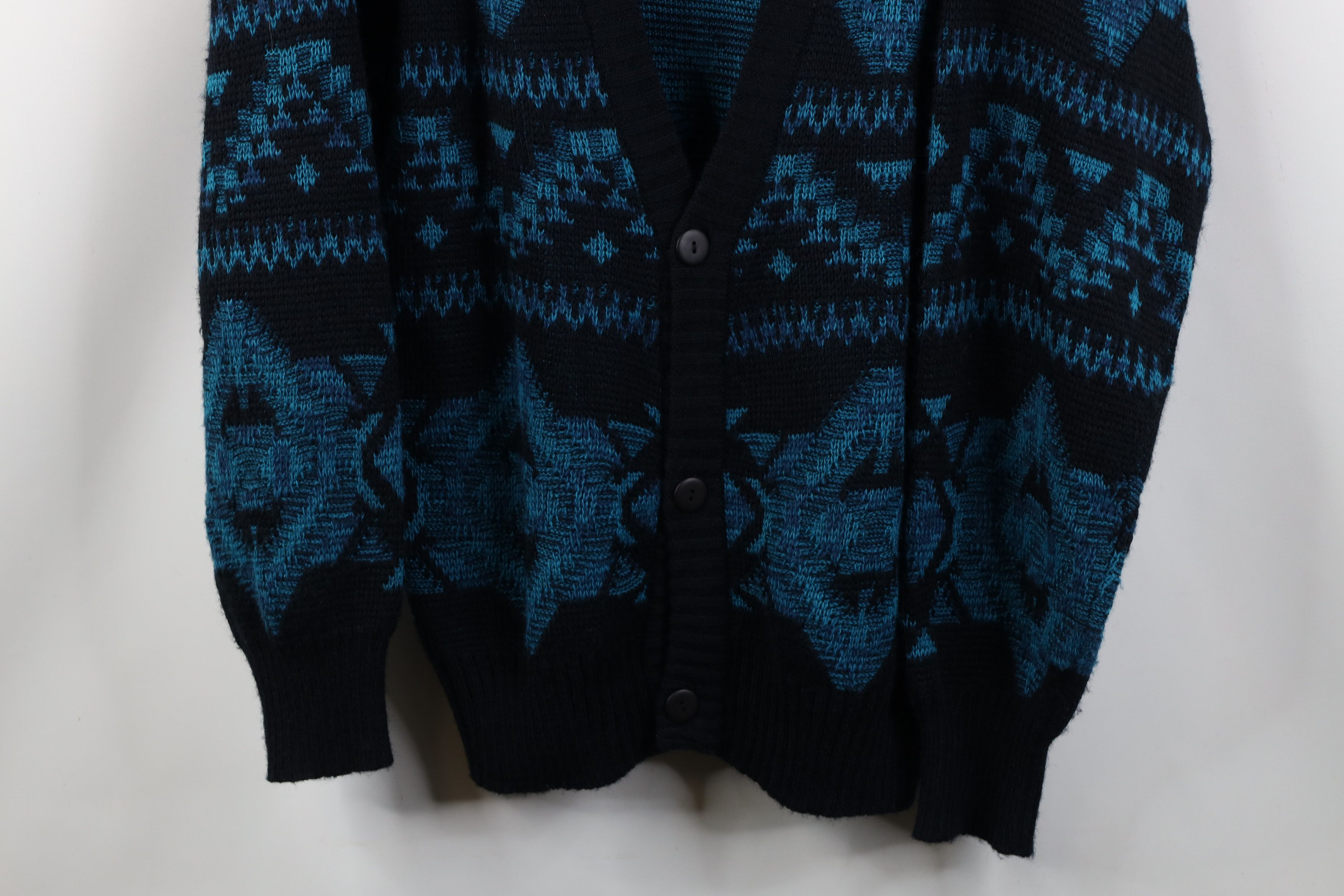 Vintage Vintage 90s Streetwear Southwestern Geometric Knit Sweater Size US XL / EU 56 / 4 - 3 Thumbnail