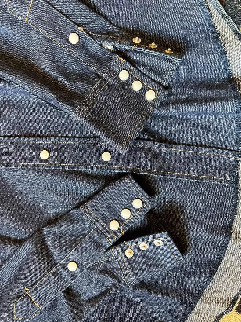 Wacko Maria Wacko maria Embroidered denim shirt, large classic embroid Size US S / EU 44-46 / 1 - 4 Thumbnail