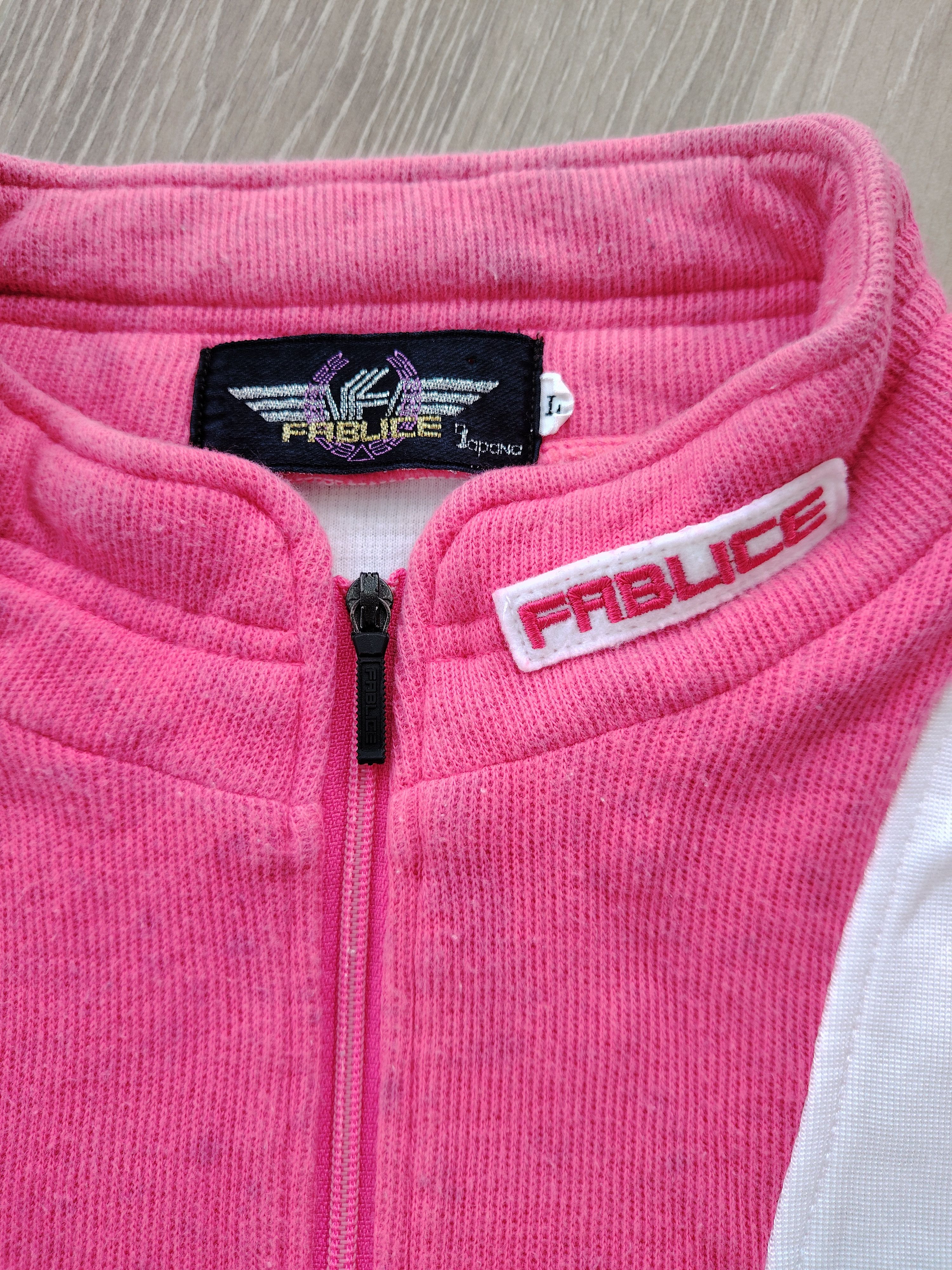 Japanese Brand × Vintage Vintage Rare FABLICE Japan Quarter Zipper Sweatshirt Size US L / EU 52-54 / 3 - 4 Thumbnail