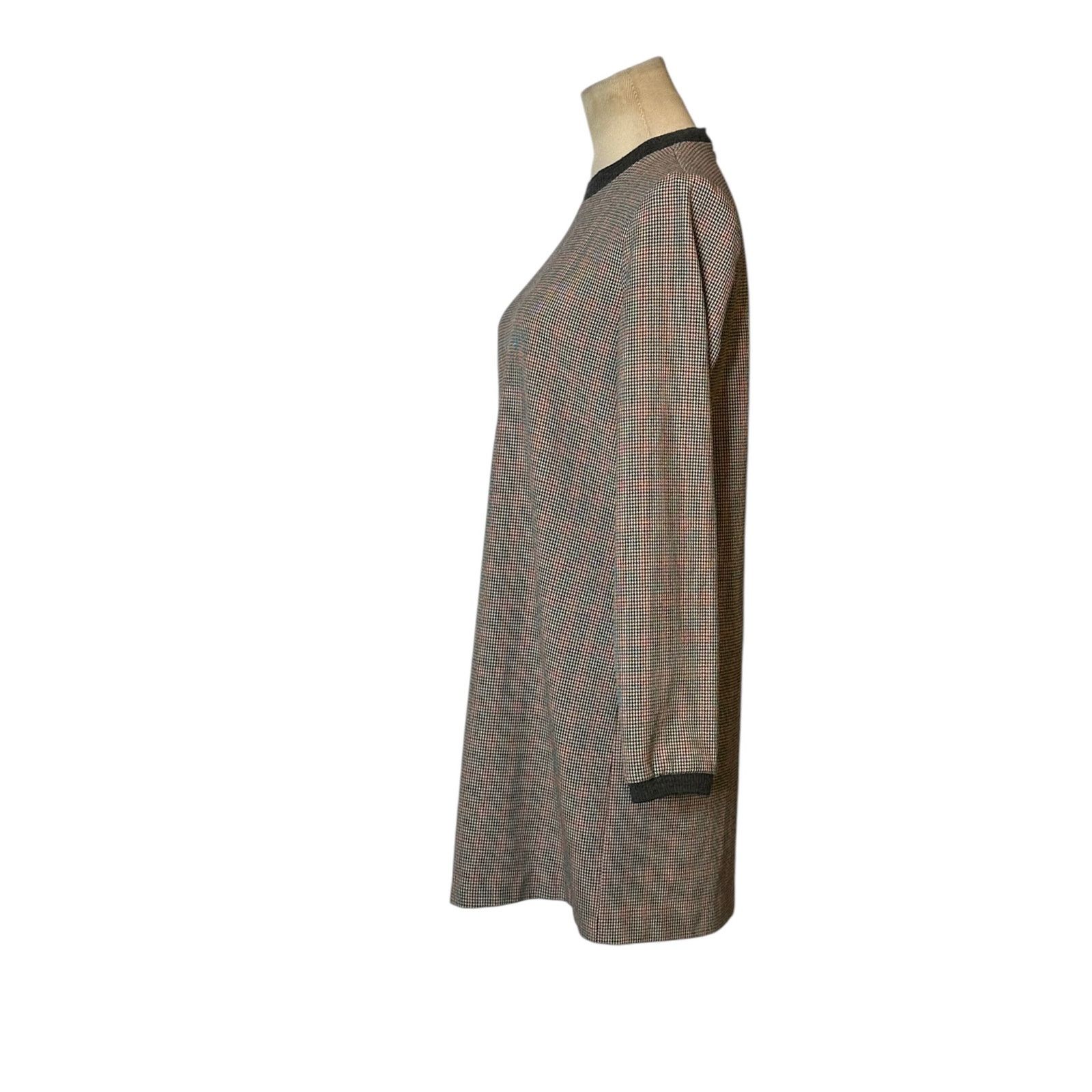 Zara Zara houndstooth long sleeves sheath mini dress size Small Size M / US 6-8 / IT 42-44 - 7 Thumbnail