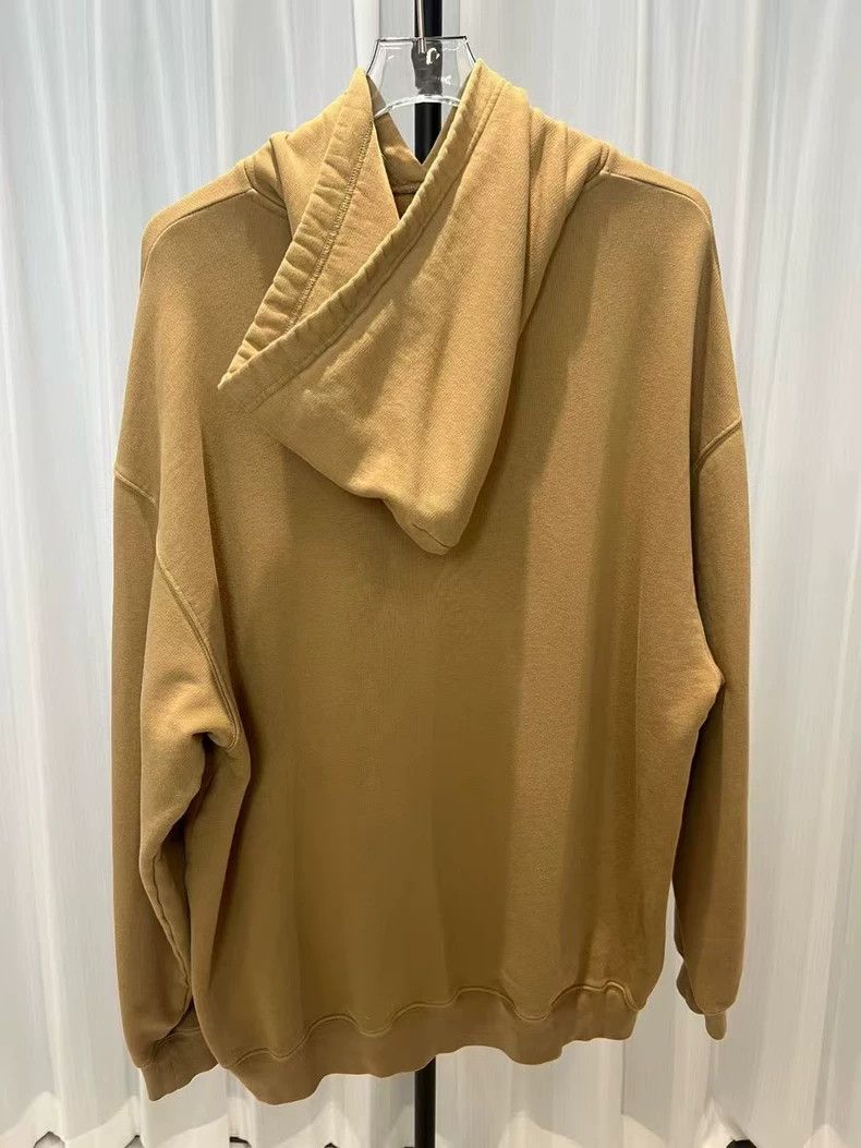 Balenciaga Balenciaga Khaki Wheatear Hoodie Size US M / EU 48-50 / 2 - 2 Thumbnail