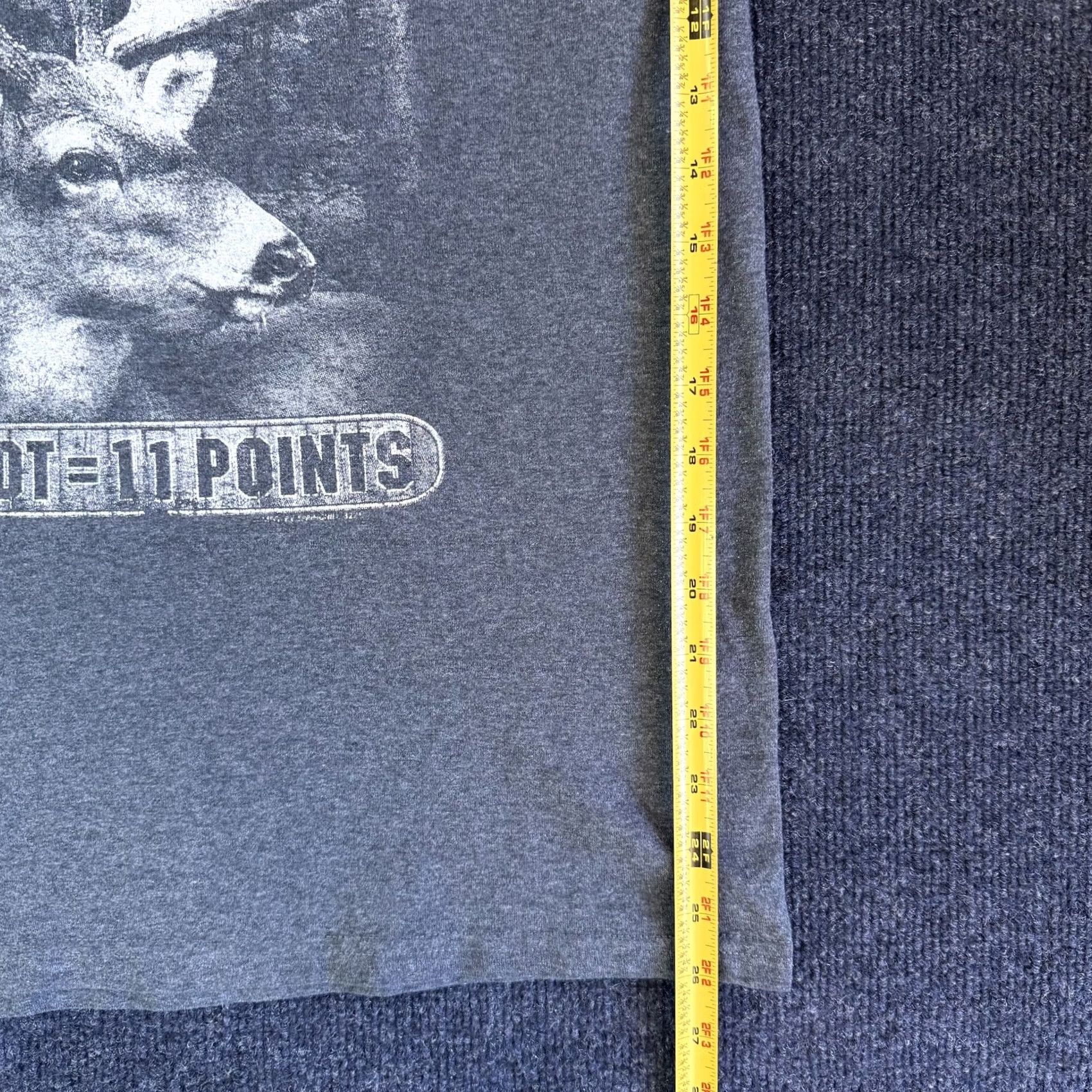 Gildan Gildan Deer Hunting Greatest Sport Shirt Mens Medium Gray Long Sleeve T-Shirt Size US M / EU 48-50 / 2 - 7 Thumbnail