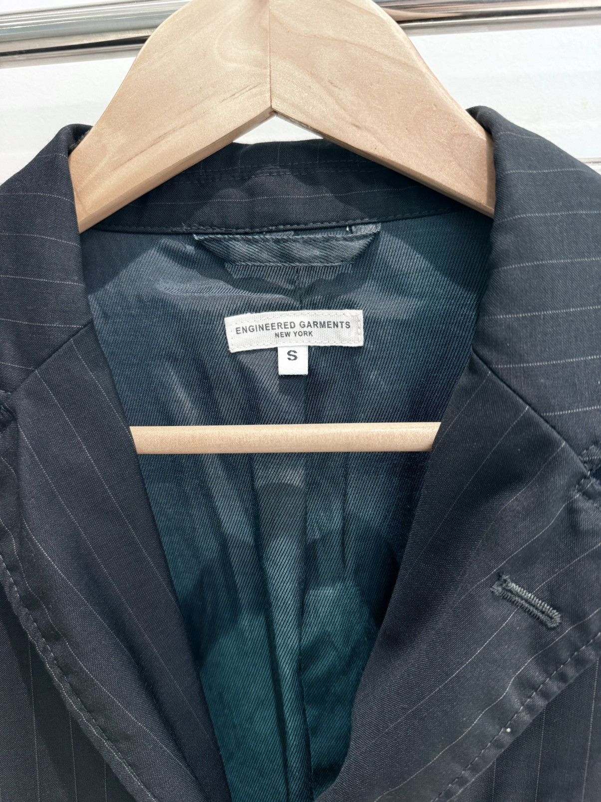 Engineered Garments Engineer Garments pin stripe blazer Size US S / EU 44-46 / 1 - 3 Thumbnail
