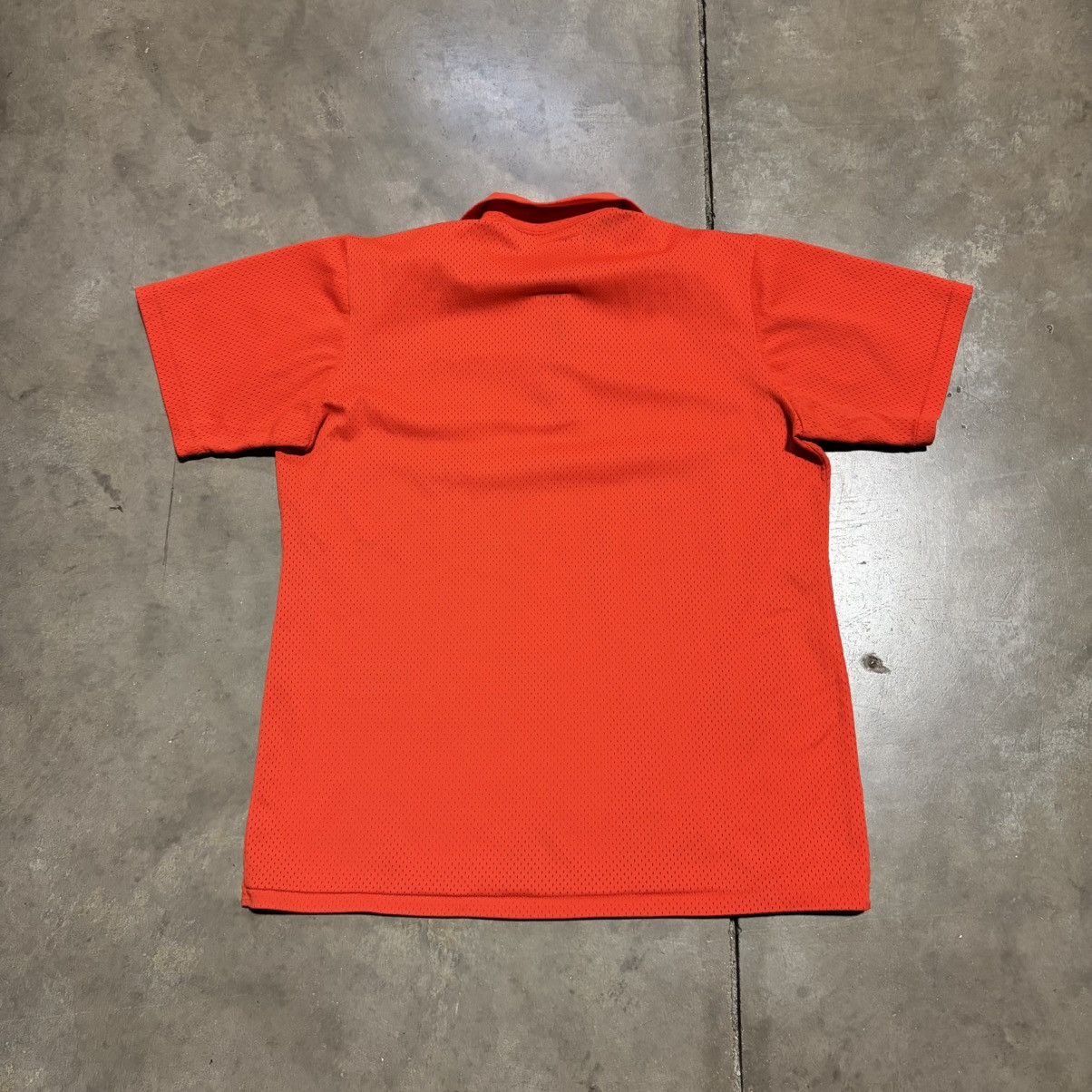 Vintage Vintage Mesh Polo Shirt Quarter Zip Shirt Sand Knit 70s 80s Size US L / EU 52-54 / 3 - 6 Thumbnail