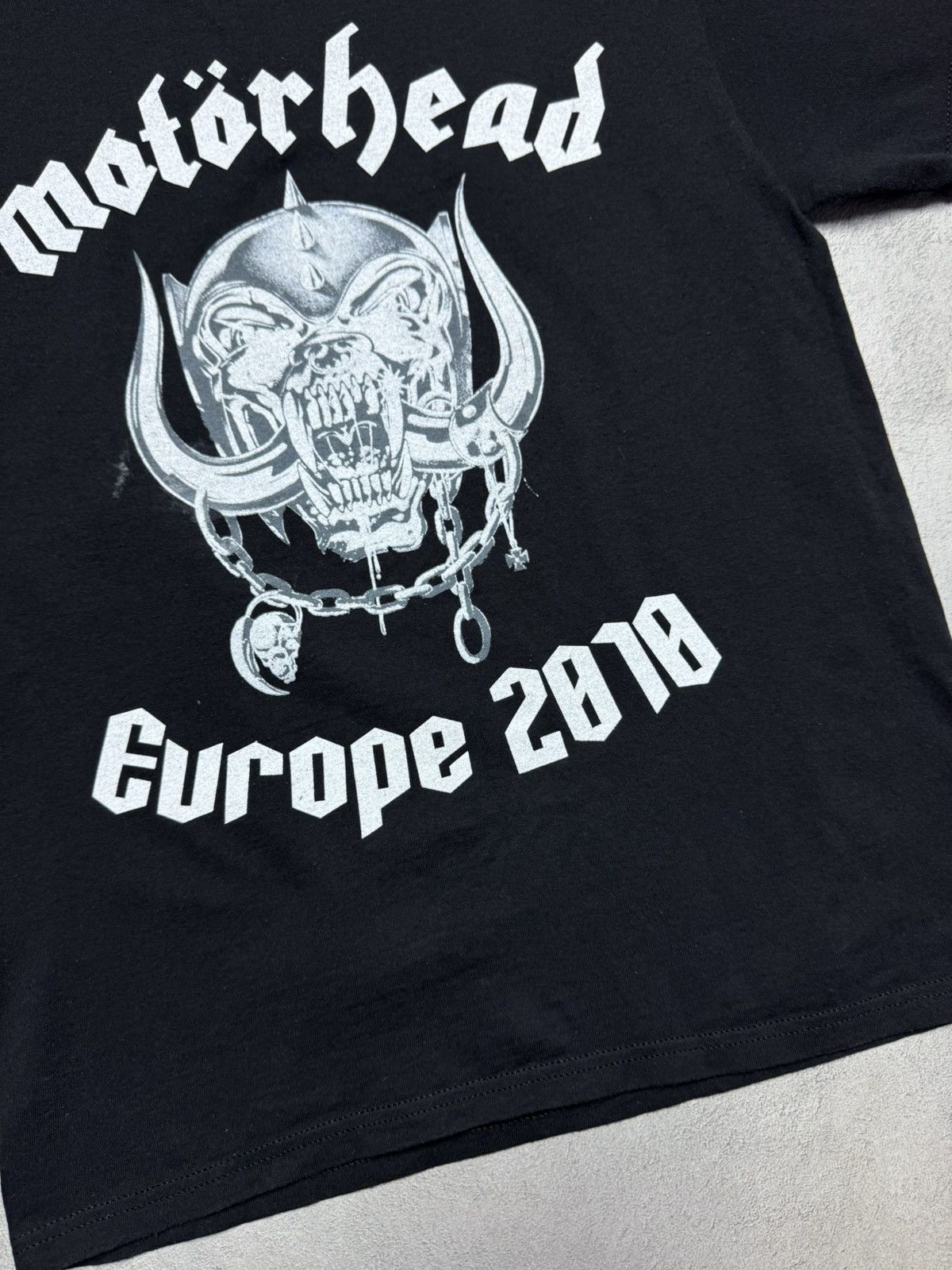 Fruit Of The Loom Motorhead European Tour 2010 Band T-Shirt Double-Sided Print Size US M / EU 48-50 / 2 - 4 Thumbnail