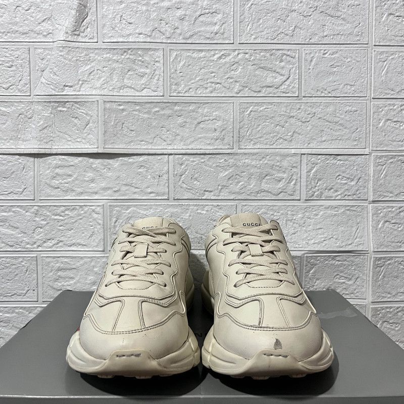 Gucci Gucci Rhyton Logo Low Top Dad Sneakers - Size US 10.5 / EU 43-44 - 1 Thumbnail