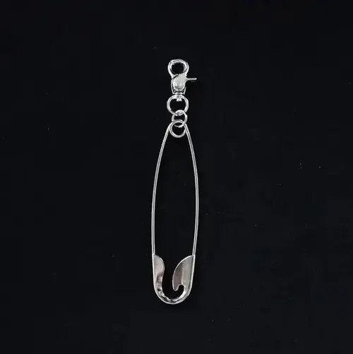 Other Punk Big Safety Pin Metal Pendant Keychain Size ONE SIZE - 4 Thumbnail