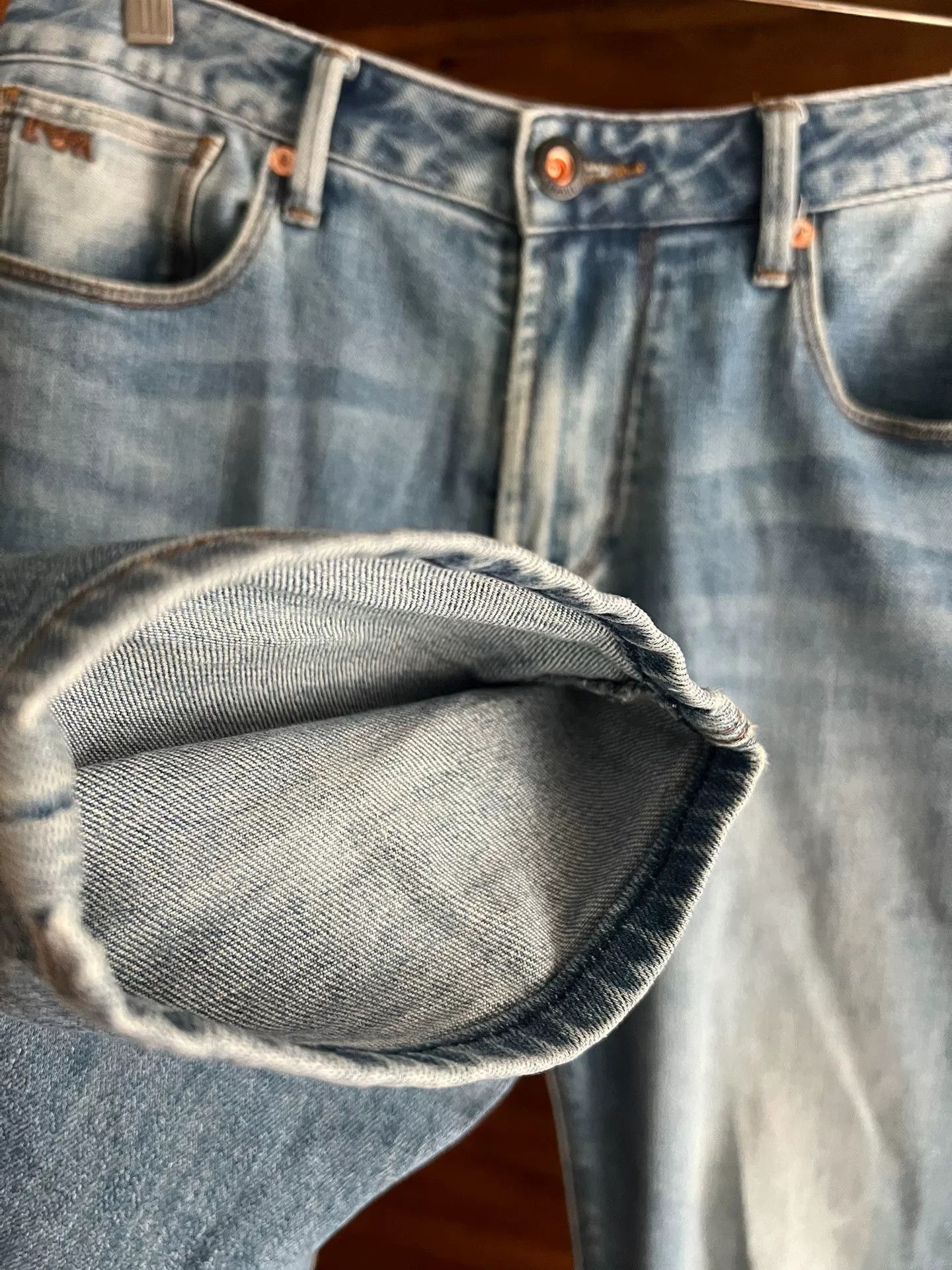 Emporio Armani Emporio Armani Washed Aged Jeans Size US 32 / EU 48 - 4 Thumbnail