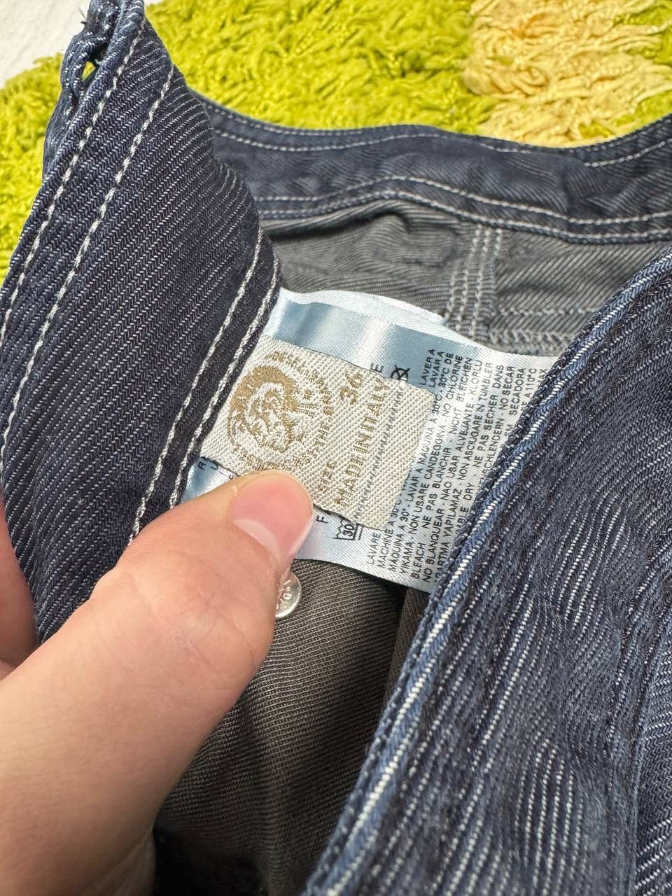 Diesel × Vintage 💥 STEALS 💥 VINTAGE DIESEL JEANS TIMMEN DENIM TROUSERS PANTS Size US 36 / EU 52 - 11 Thumbnail