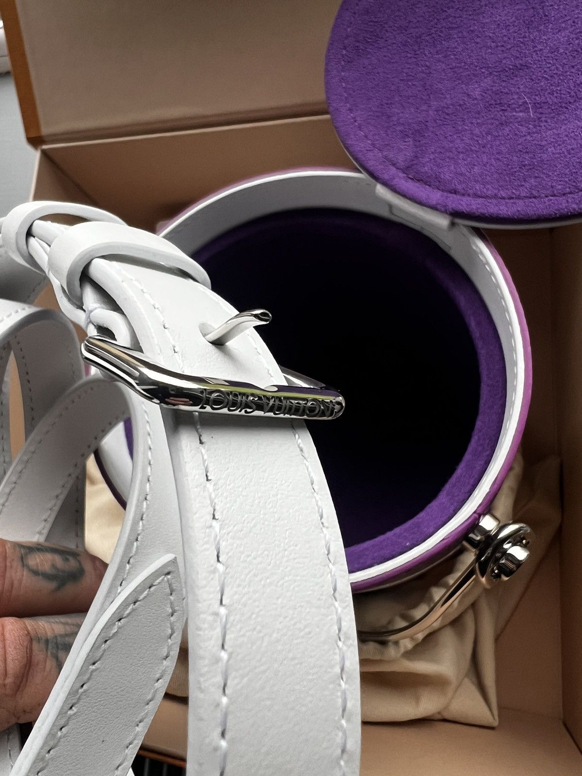 Louis Vuitton Louis Vuitton FW22 Virgil Abloh Paint Can Purple Size ONE SIZE - 17 Thumbnail