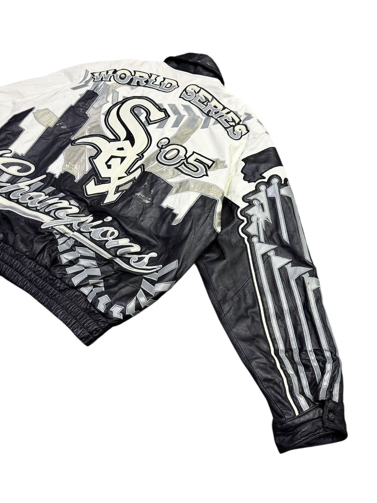 Jeff Hamilton 2005 Jeff Hamilton Chicago White Sox Leather Jacket MLB Size US L / EU 52-54 / 3 - 7 Thumbnail