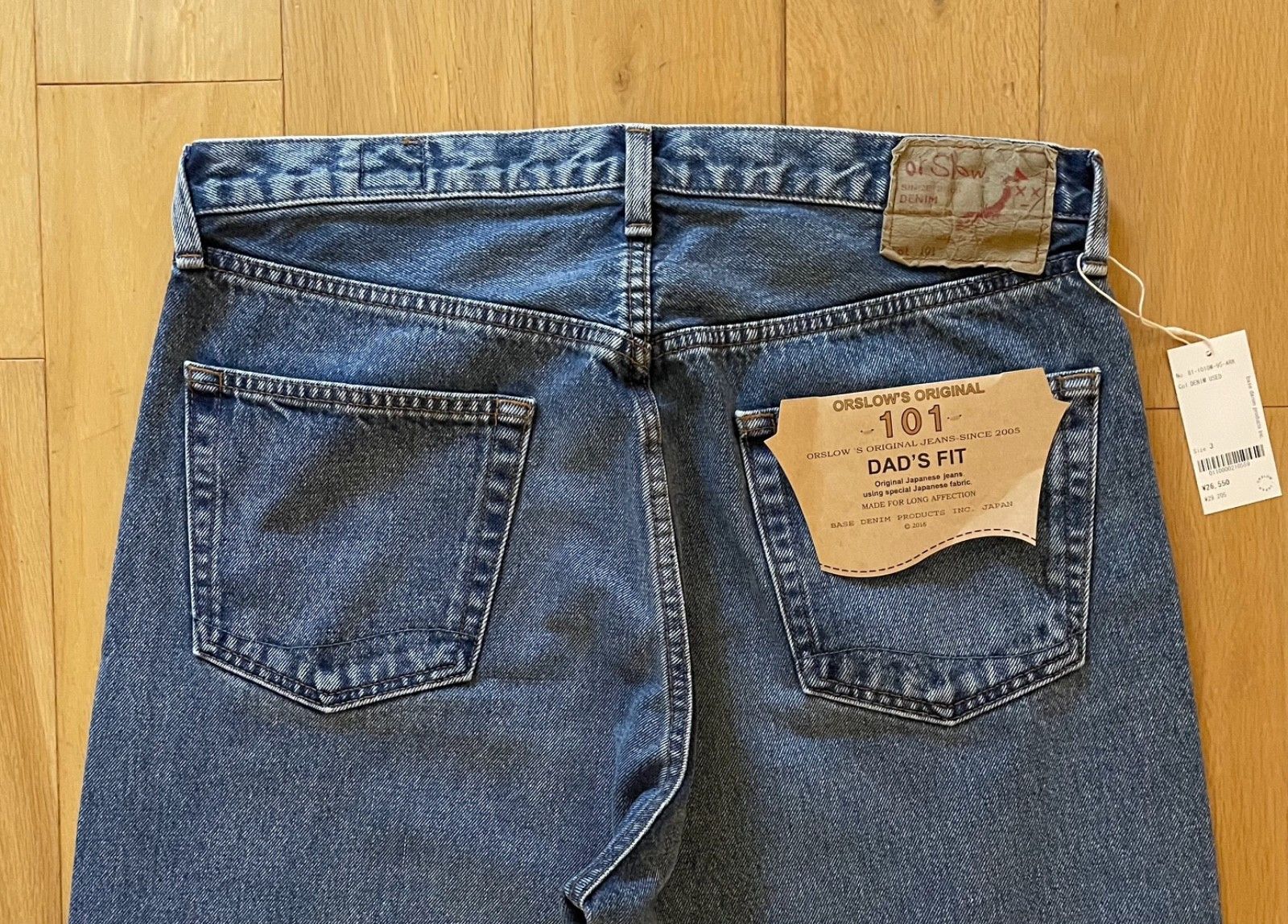 Orslow orSlow 101 Dad's Fit Denim Used Wash ARKnets Special Size 3 Size US 34 / EU 50 - 5 Thumbnail
