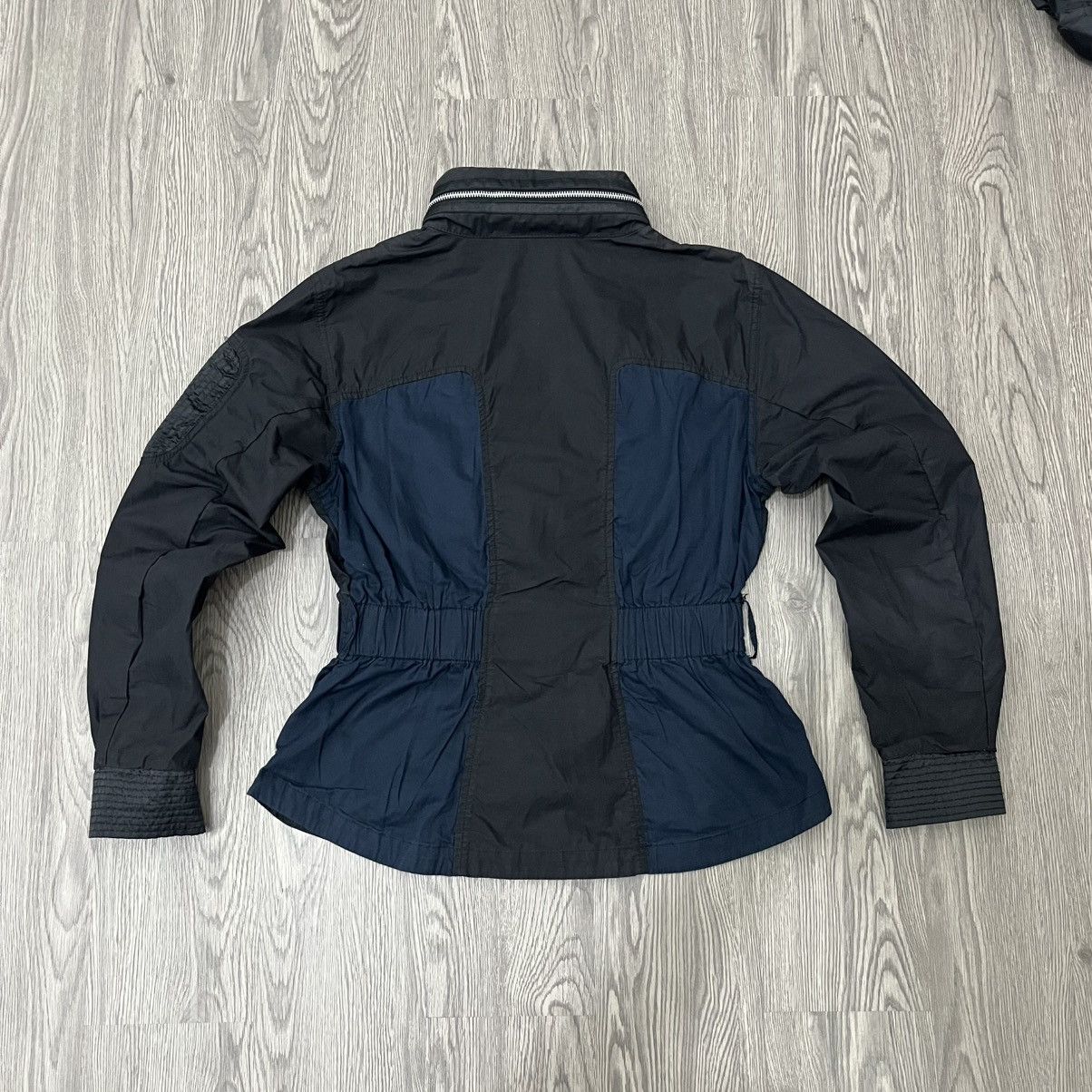 Armani Exchange Armani Exchange - Peplum Jacket Black Navy Hidden Hoodie Size US M / EU 48-50 / 2 - 7 Thumbnail