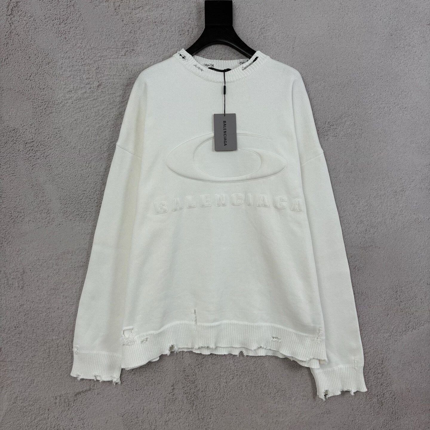 Balenciaga Balenciaga size4 24FW Loop Sports sweater with three-dimens Size US XL / EU 56 / 4 - 1 Thumbnail