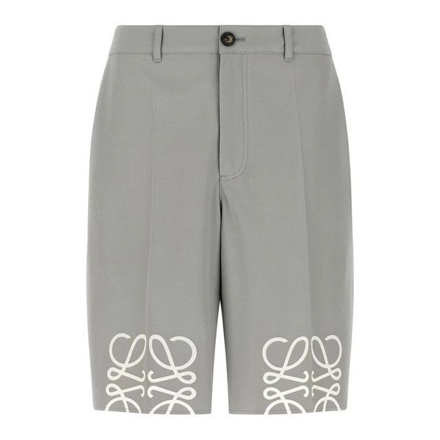 Loewe LOEWE Gray Cotton Shorts New & Authentic (Men's size:US 30;) Size US 30 / EU 46 - 1 Thumbnail