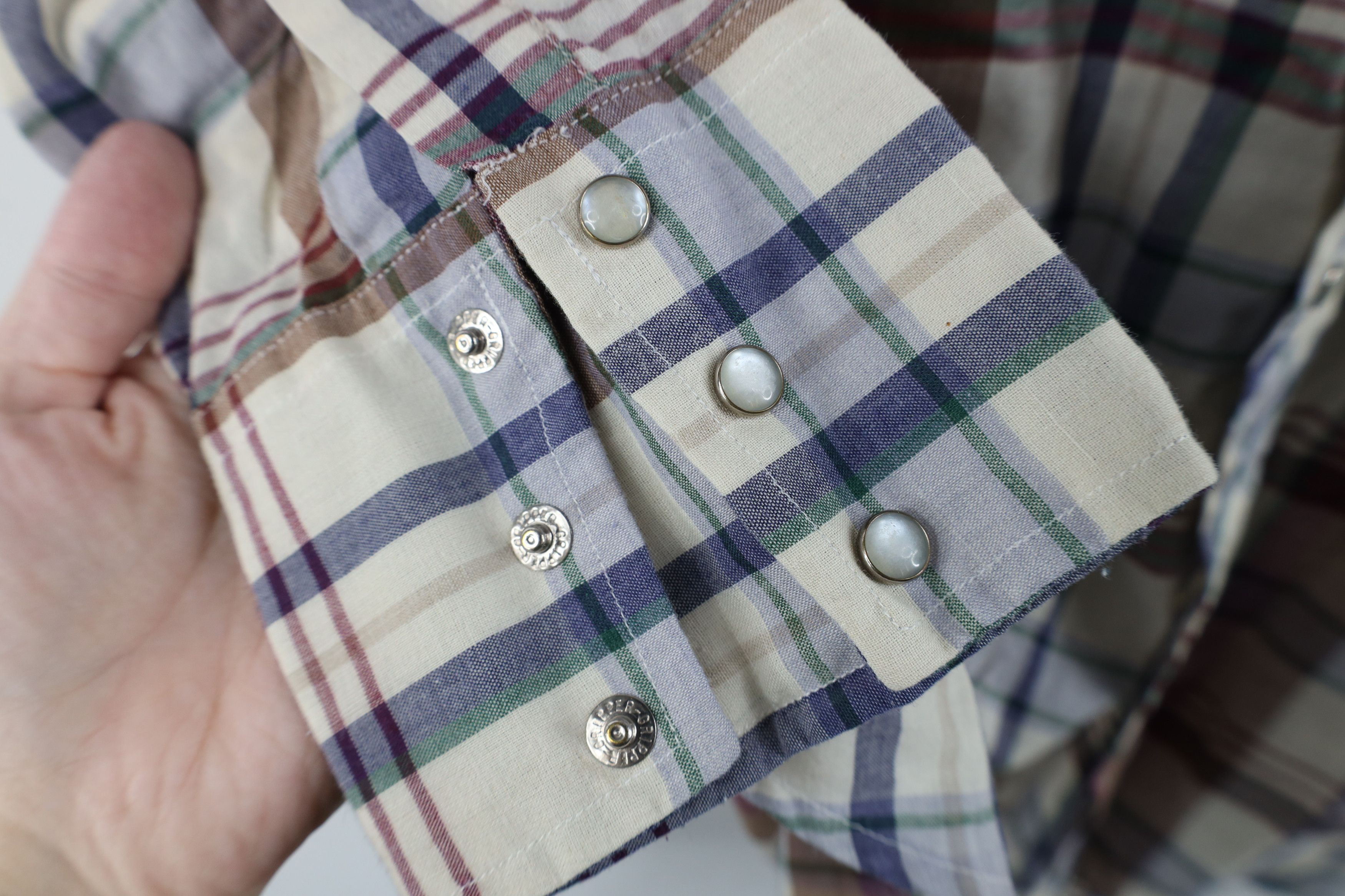 Vintage Vintage 70s Streetwear Western Cowboy Snap Button Shirt Size US M / EU 48-50 / 2 - 6 Thumbnail