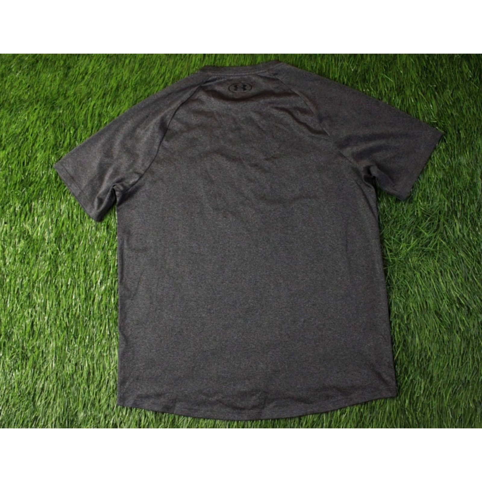 Under Armour Under Armour The Tech Tee Shirt Men M Gray Jersey Short Sleeve Classic Fit Size US M / EU 48-50 / 2 - 7 Thumbnail