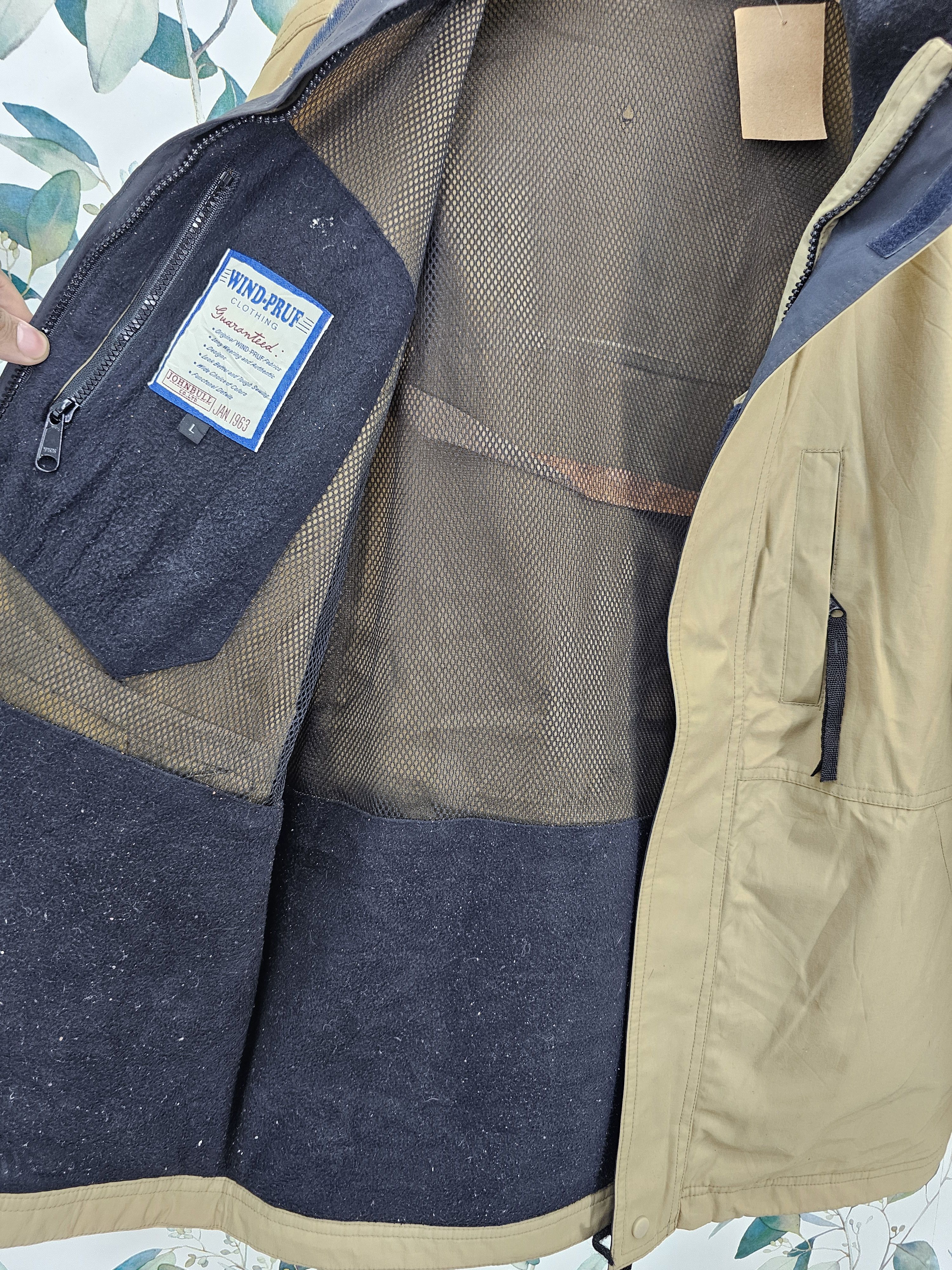 Johnbull JOHNBULL Raincoat Windpruf Windbreaker Jacket J0130 Size US L / EU 52-54 / 3 - 8 Thumbnail
