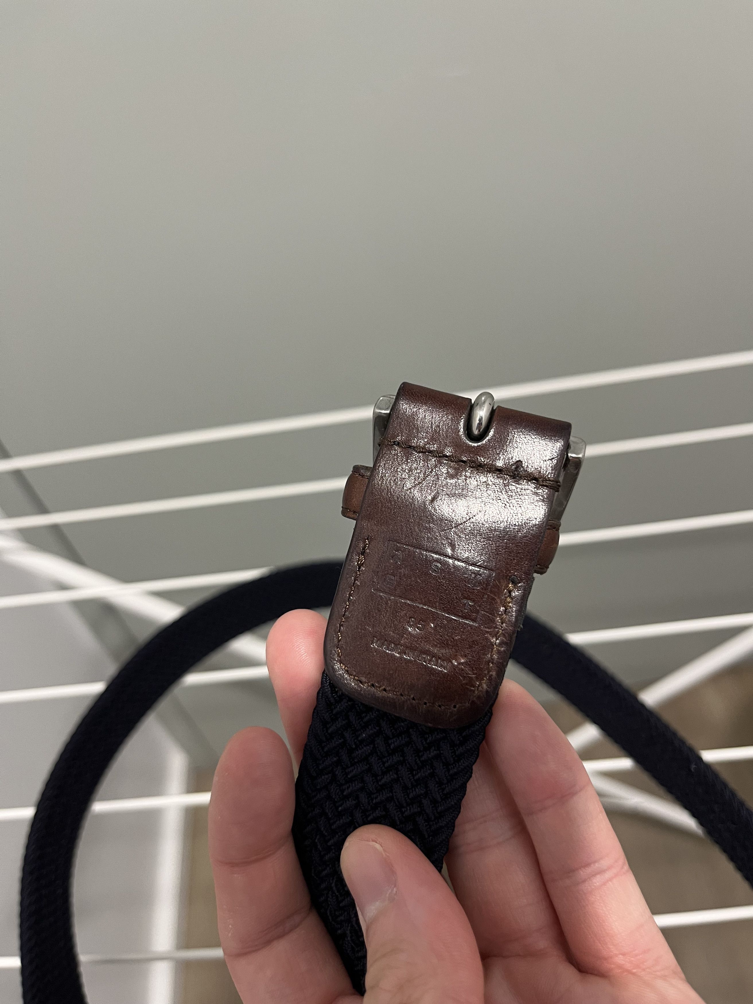 Asket Asket braided elastic belt - made in Italy Size 30 - 4 Thumbnail