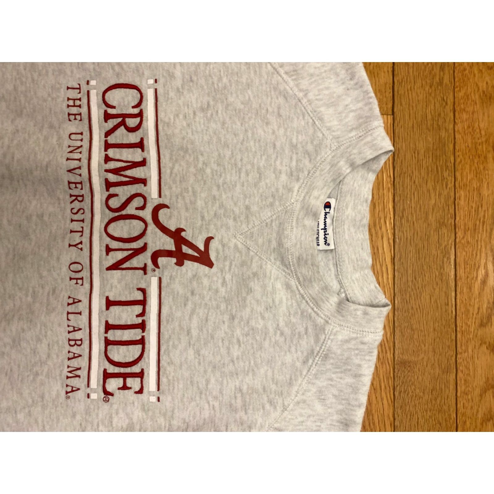 Champion VINTAGE Champion Crewneck Sweatshirt Alabama Crimson Tide Size S Grey EUC Size US S / EU 44-46 / 1 - 3 Thumbnail