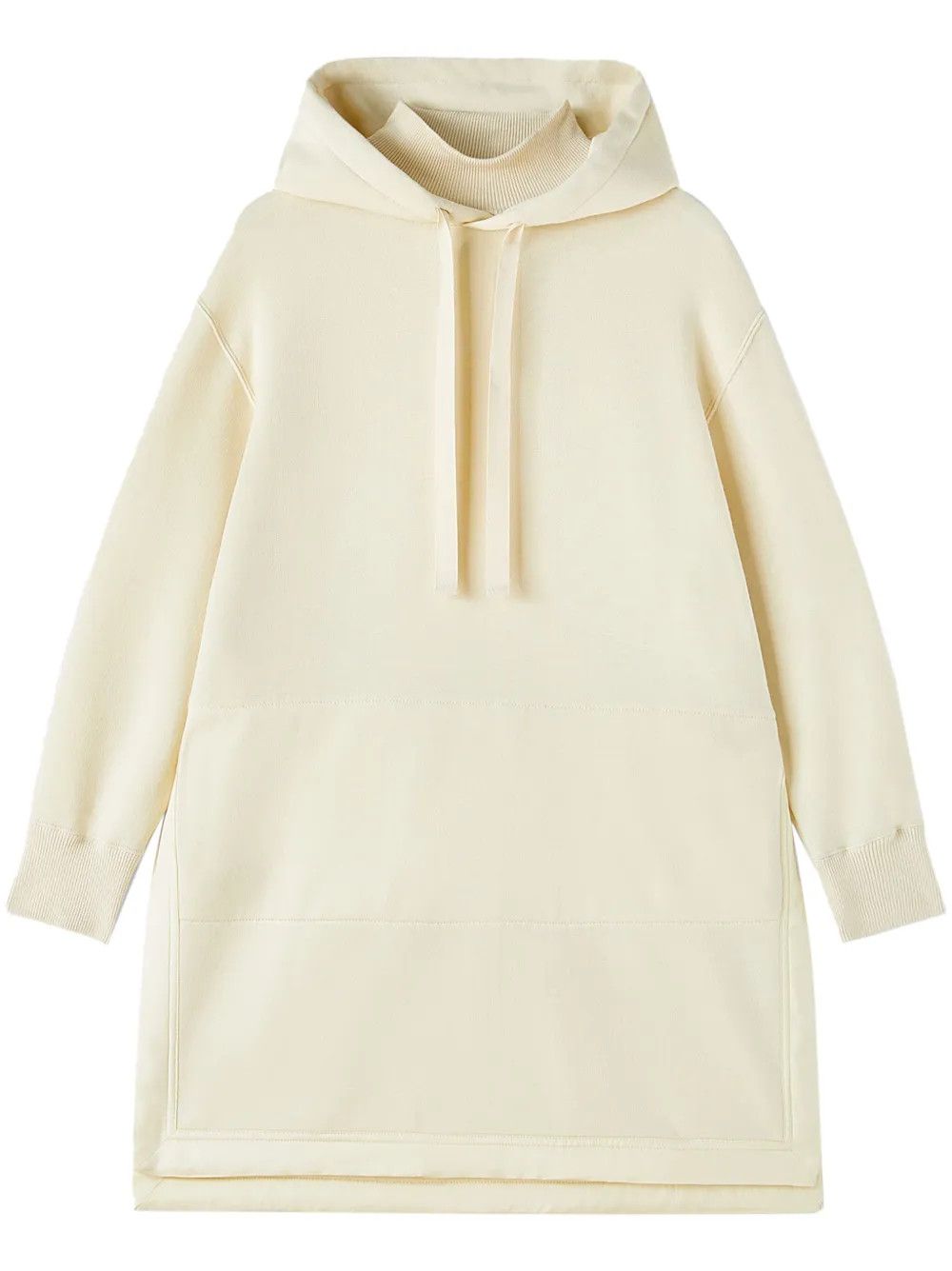 Jil Sander o1y0925 Hooded Mini Dress in Light Beige Size S / US 4 / IT 40 - 1 Thumbnail