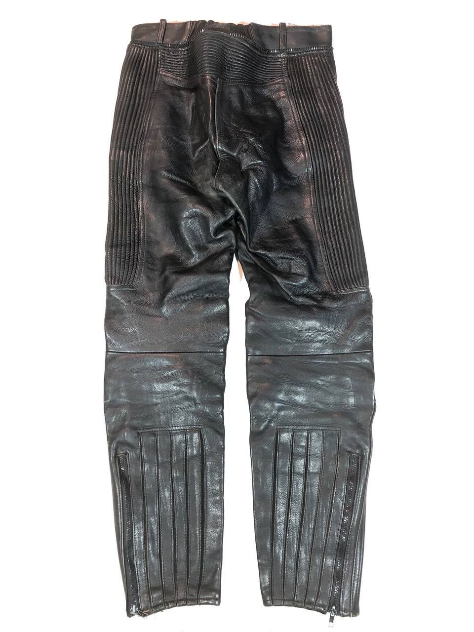 Leather Racing Moto Biker Leather Pants Vintage Size US 30 / EU 46 - 4 Thumbnail