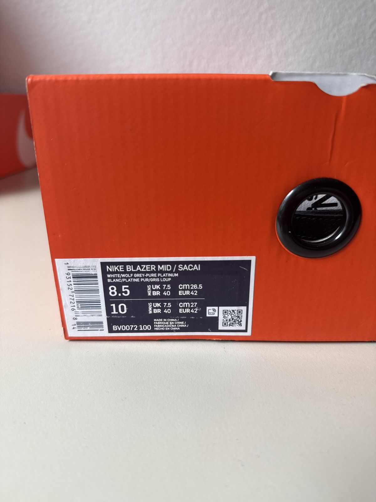 Nike × Sacai Nike Blazer Mid Sacai White Size US 8.5 / EU 41-42 - 9 Thumbnail