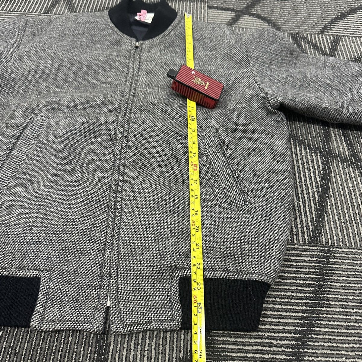 Japanese Brand Vintage Baron Von Wool Bomber Jacket Size US M / EU 48-50 / 2 - 11 Thumbnail