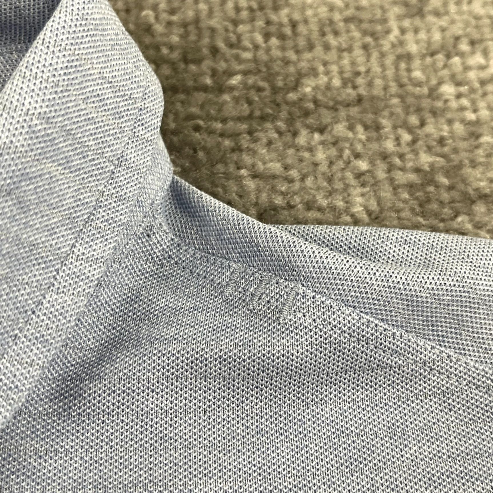 Lululemon LULULEMON Shirt Large Light Blue Performance Golf Sport Preppy Stretch Mens Size US L / EU 52-54 / 3 - 6 Thumbnail
