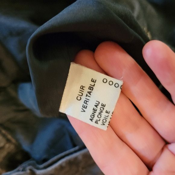 Other Vintage Pellissimo Real Leather Black High Rise Shorts 26/27 Size 26" / US 2 / IT 38 - 6 Thumbnail