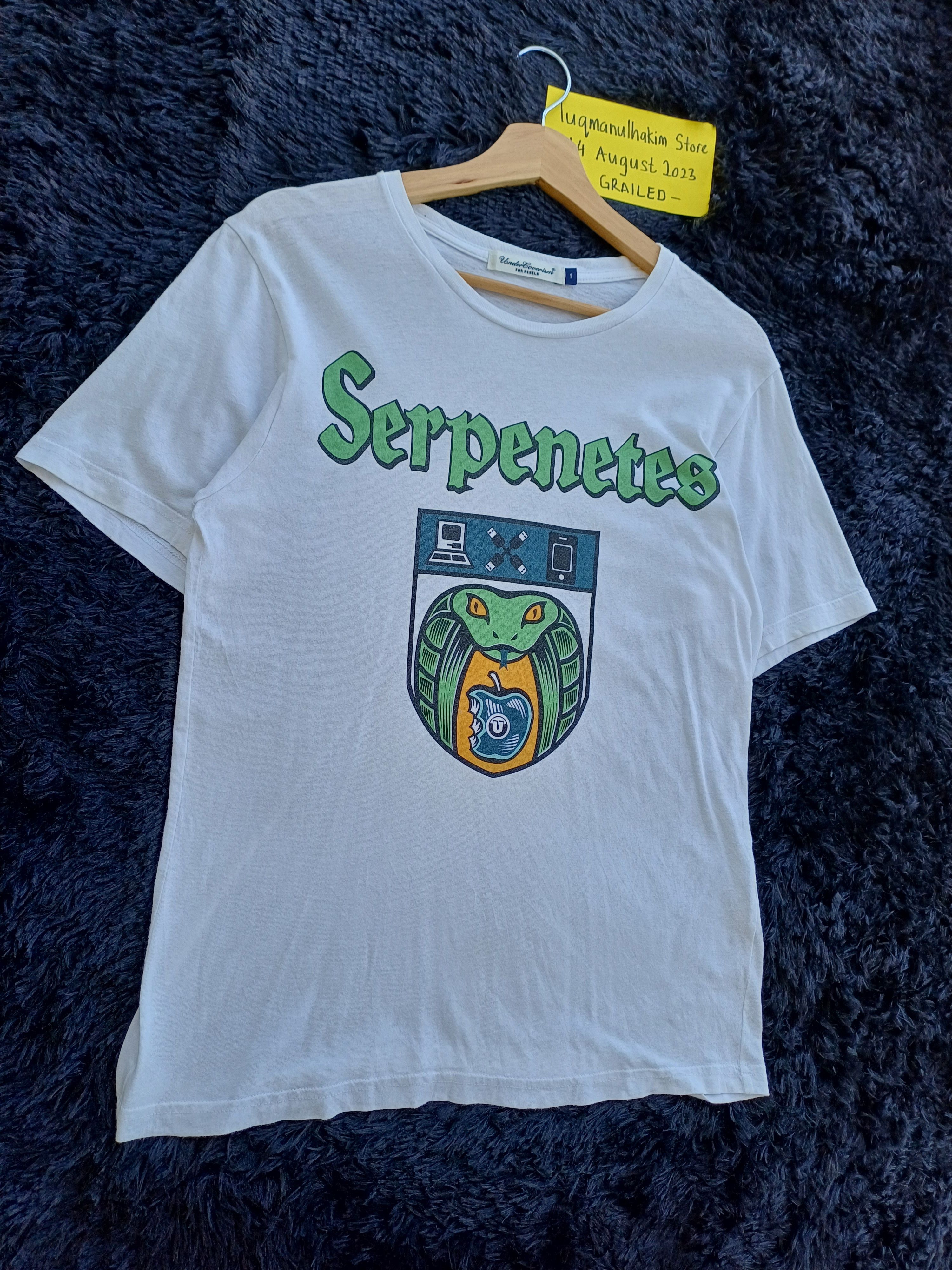 Undercover Undercoverism Serpenetes Early 2000s White T-Shirt Size US S / EU 44-46 / 1 - 2 Thumbnail