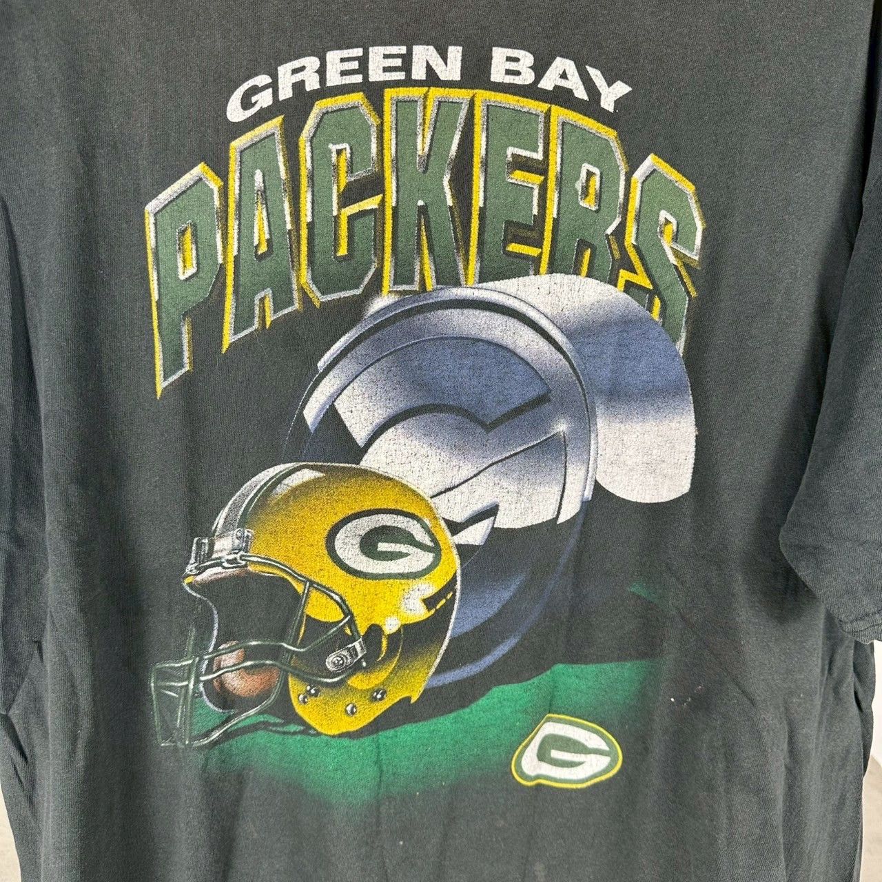 Vintage Vintage 90s Green Bay Packers Football NFL XL T-Shirt Size US XL / EU 56 / 4 - 2 Thumbnail