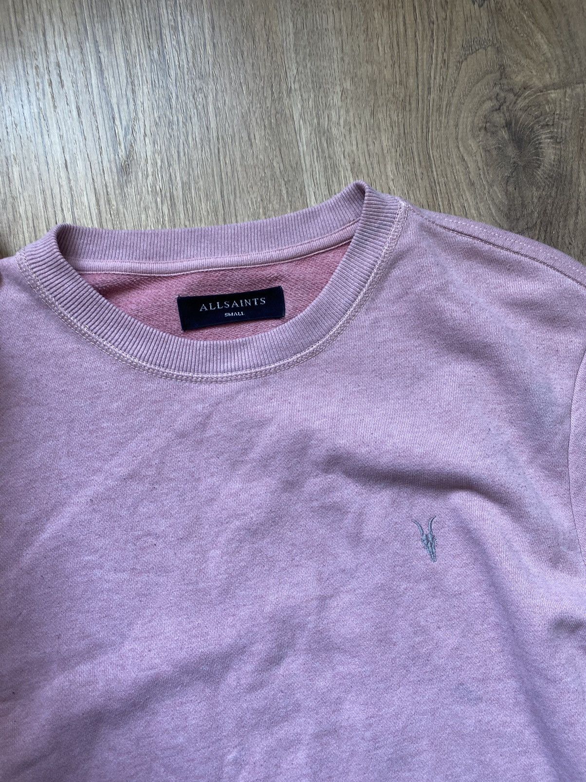Allsaints × Vintage Vintage Allsaints pink sweatshirt men’s L Size US L / EU 52-54 / 3 - 3 Thumbnail
