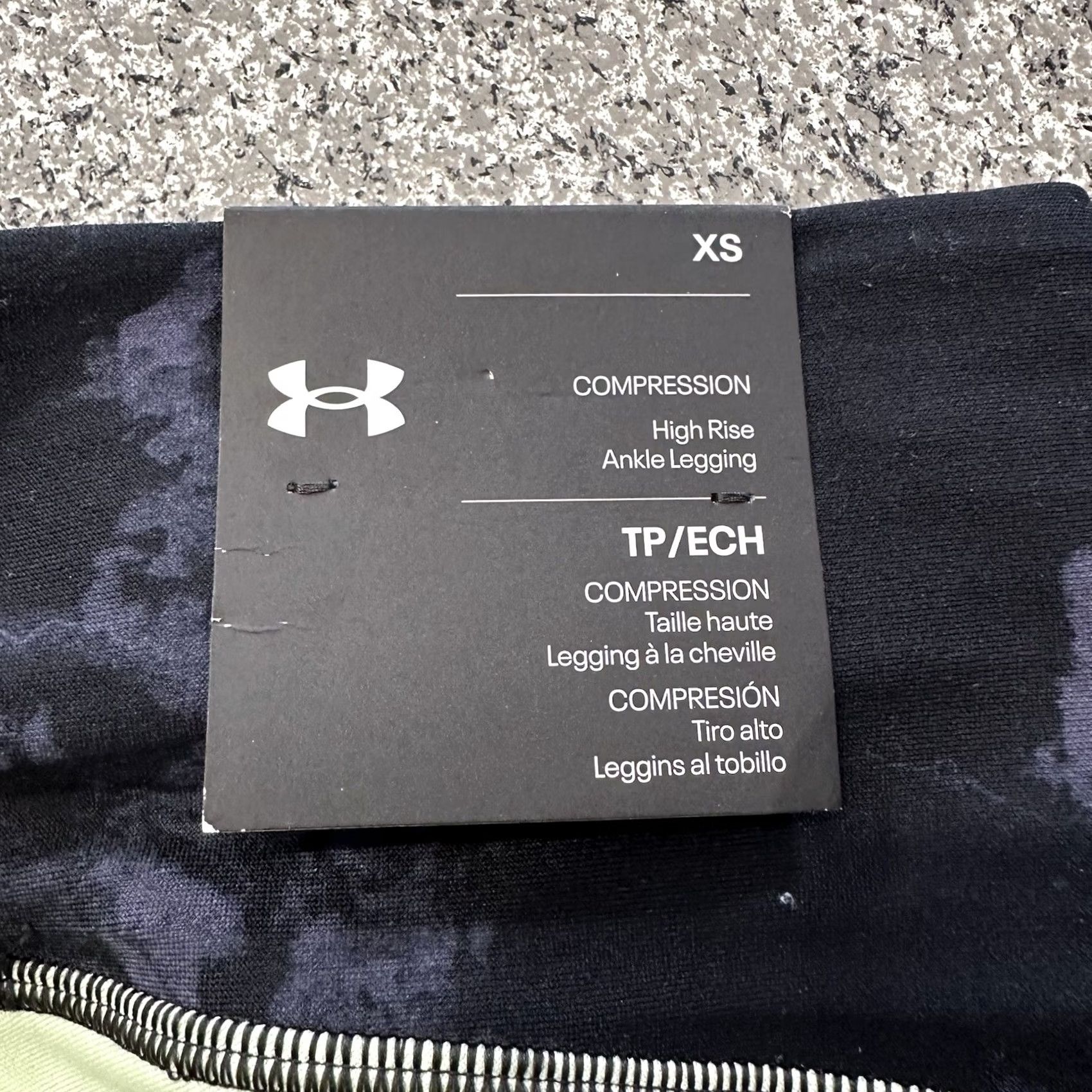 Under Armour Under Armour Project Rock Tight Womens XS High Rise Ankle Legging Gym Training Size 26" / US 2 / IT 38 - 6 Thumbnail