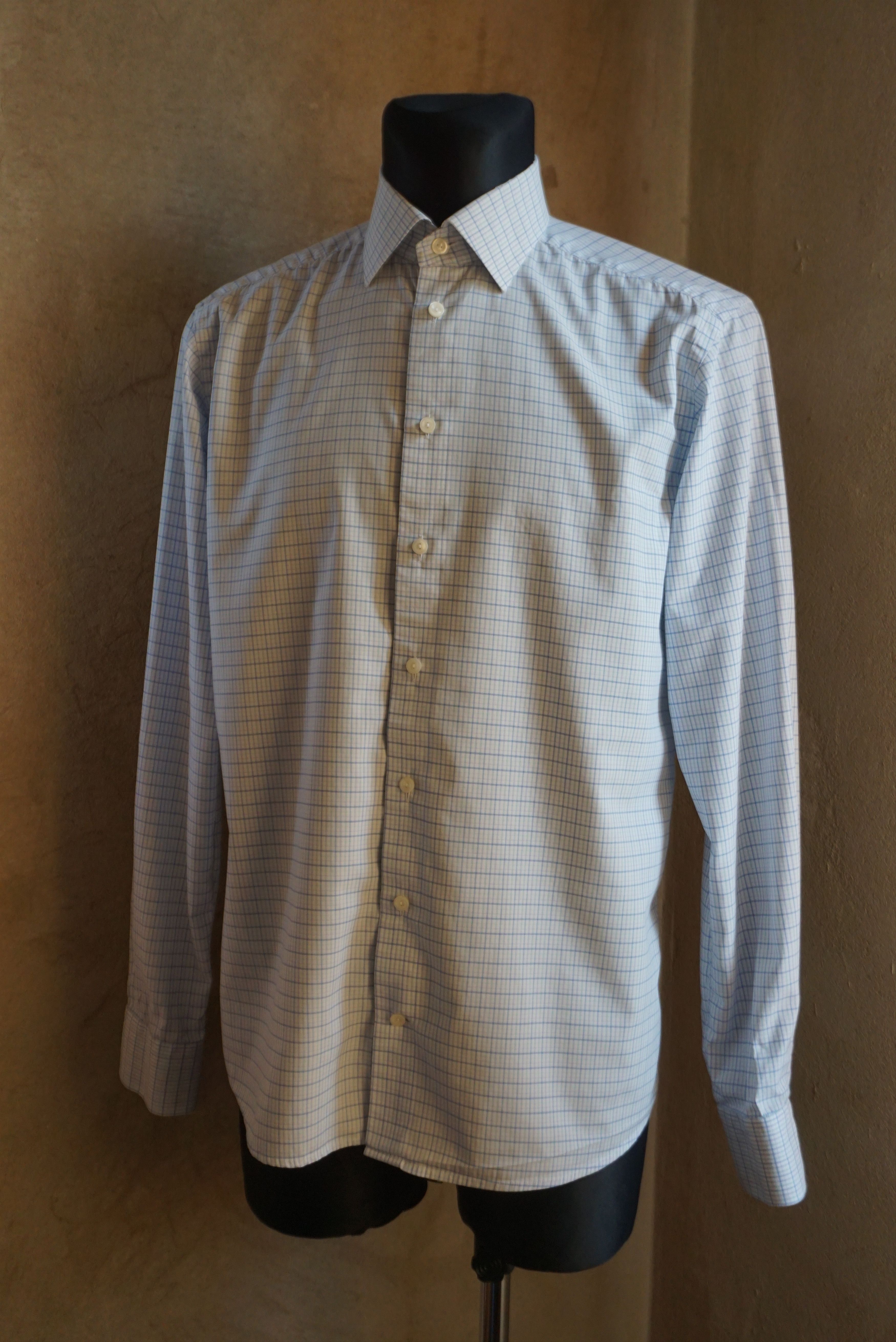 Eton ETON slim fit checked shirt 16.5" 42 cm formal business Size US L / EU 52-54 / 3 - 6 Thumbnail