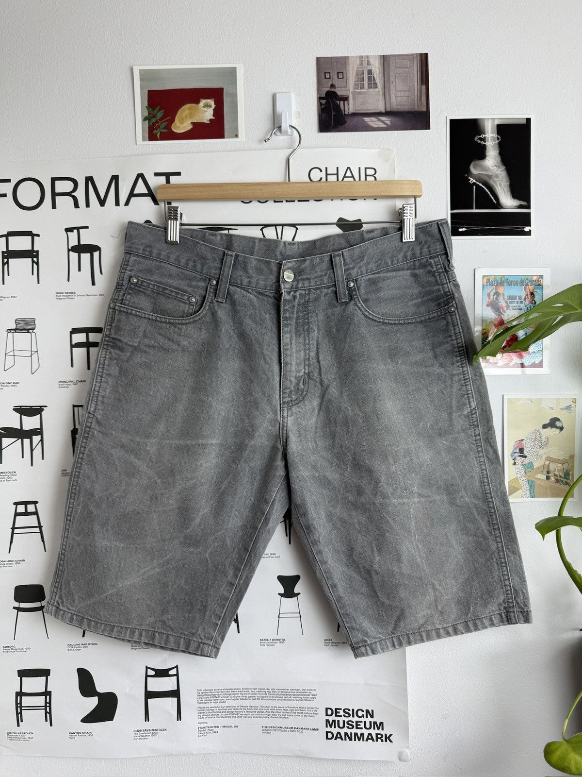 Carhartt × Vintage Carhartt western Bermuda baggy denim shorts jorts 32 skate Size US 32 / EU 48 - 2 Thumbnail