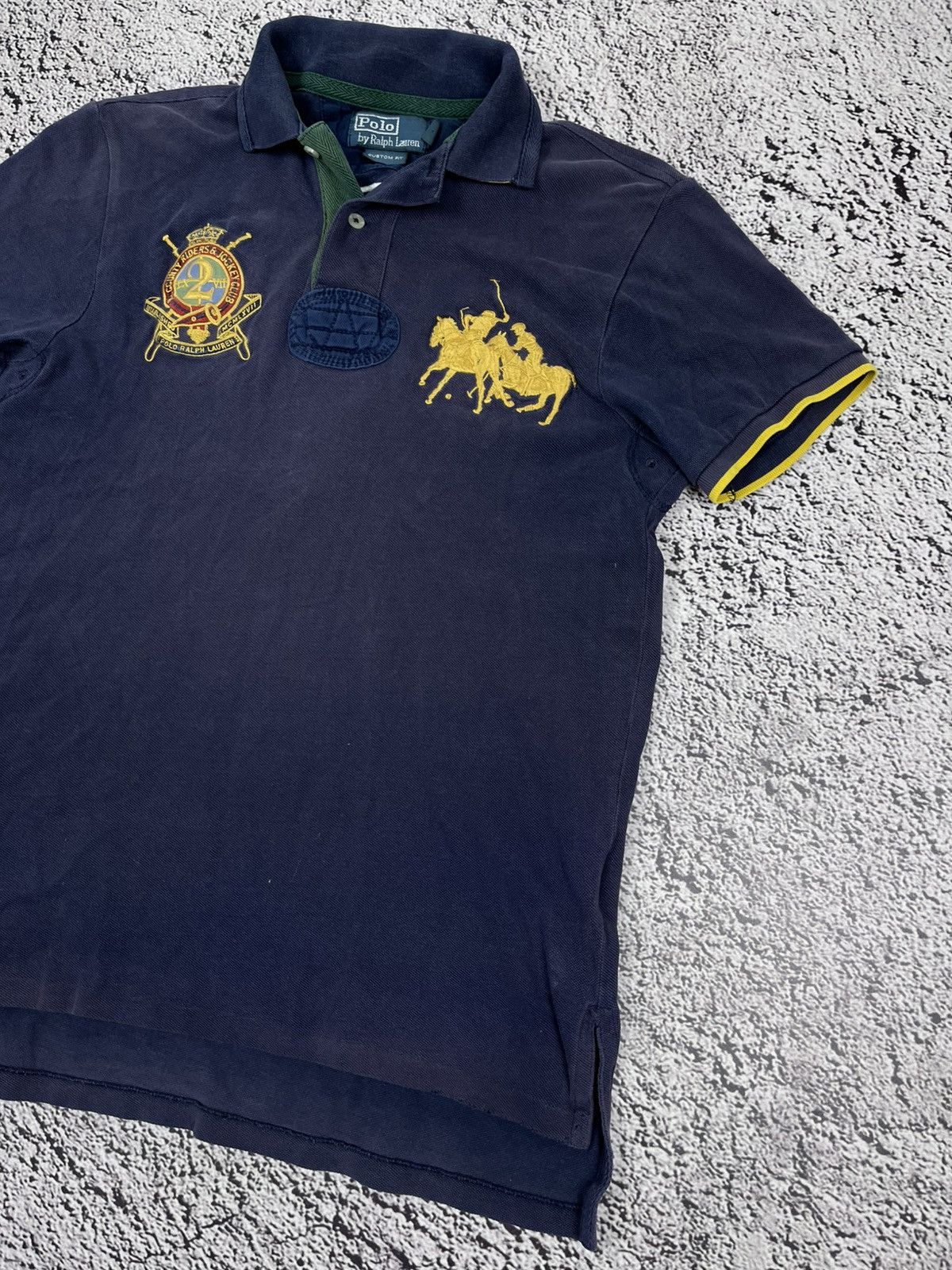 Ralph Lauren Polo Ralph Lauren Faded Logo Polo Chief Keef Style Size S Size US S / EU 44-46 / 1 - 4 Thumbnail