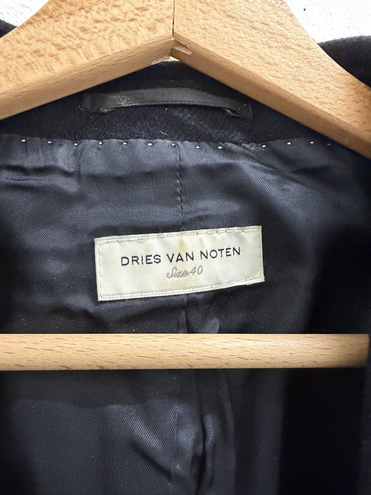 Dries Van Noten Dries Van Noten Asymmetric Zip Wool Blazer Size M / US 6-8 / IT 42-44 - 7 Thumbnail
