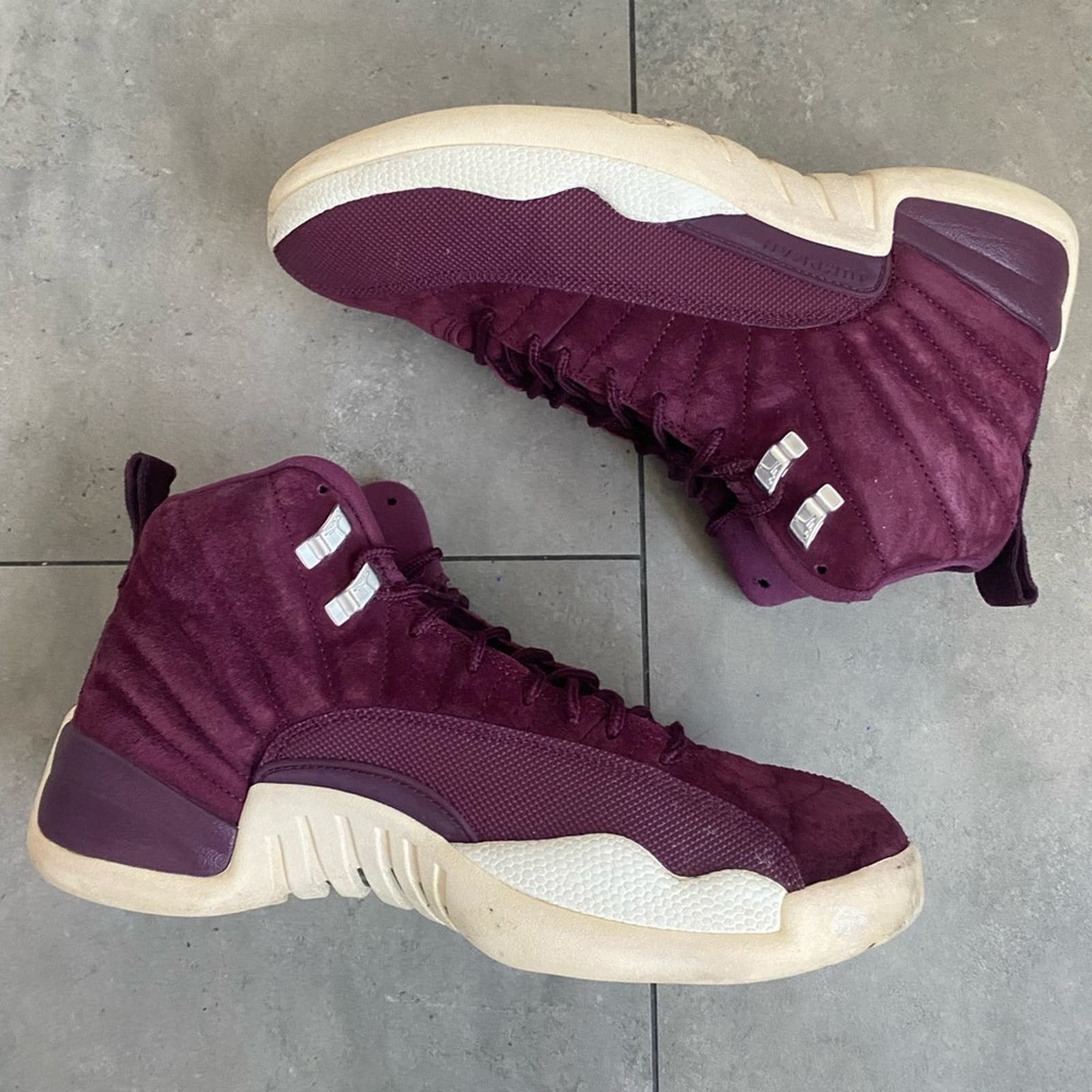 image of Nike Air Jordan 12 Retro Red Bordeaux Colorway Size 9.5 Shoes, Men's