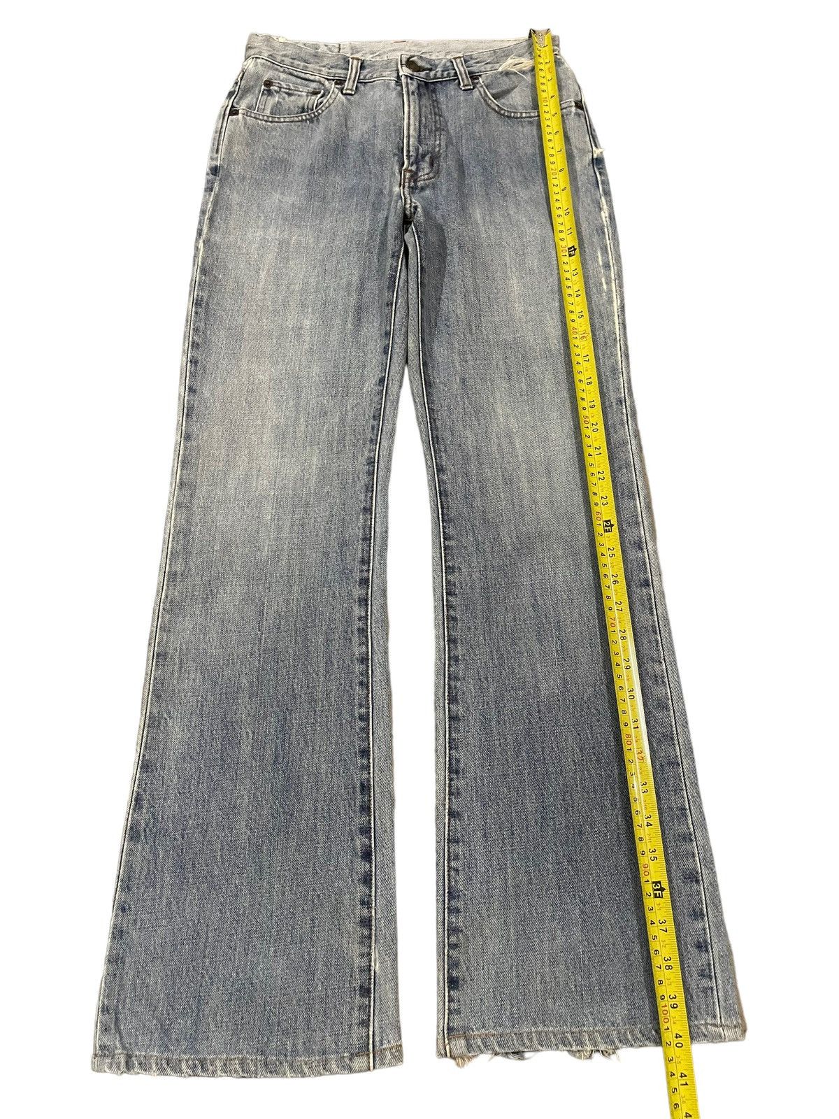Hysteric Glamour Vintage Japanese Brand Blue Wash Style Flare Jeans Size US 28 / EU 44 - 10 Thumbnail