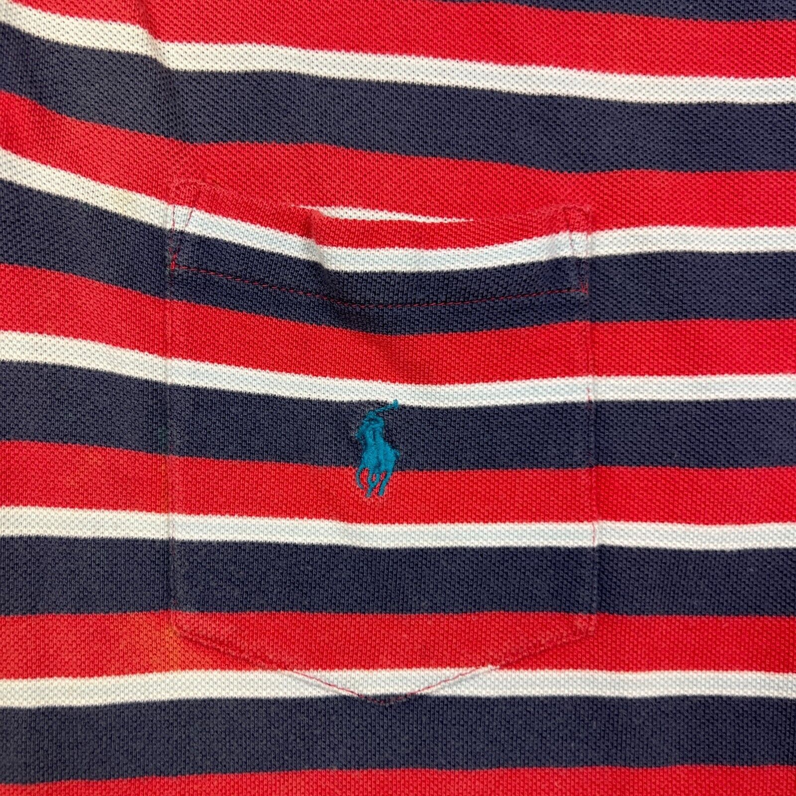 Polo Ralph Lauren × Vintage Vintage 90s Polo Ralph Lauren Shirt XL Pony Striped Faded Size US XL / EU 56 / 4 - 3 Thumbnail