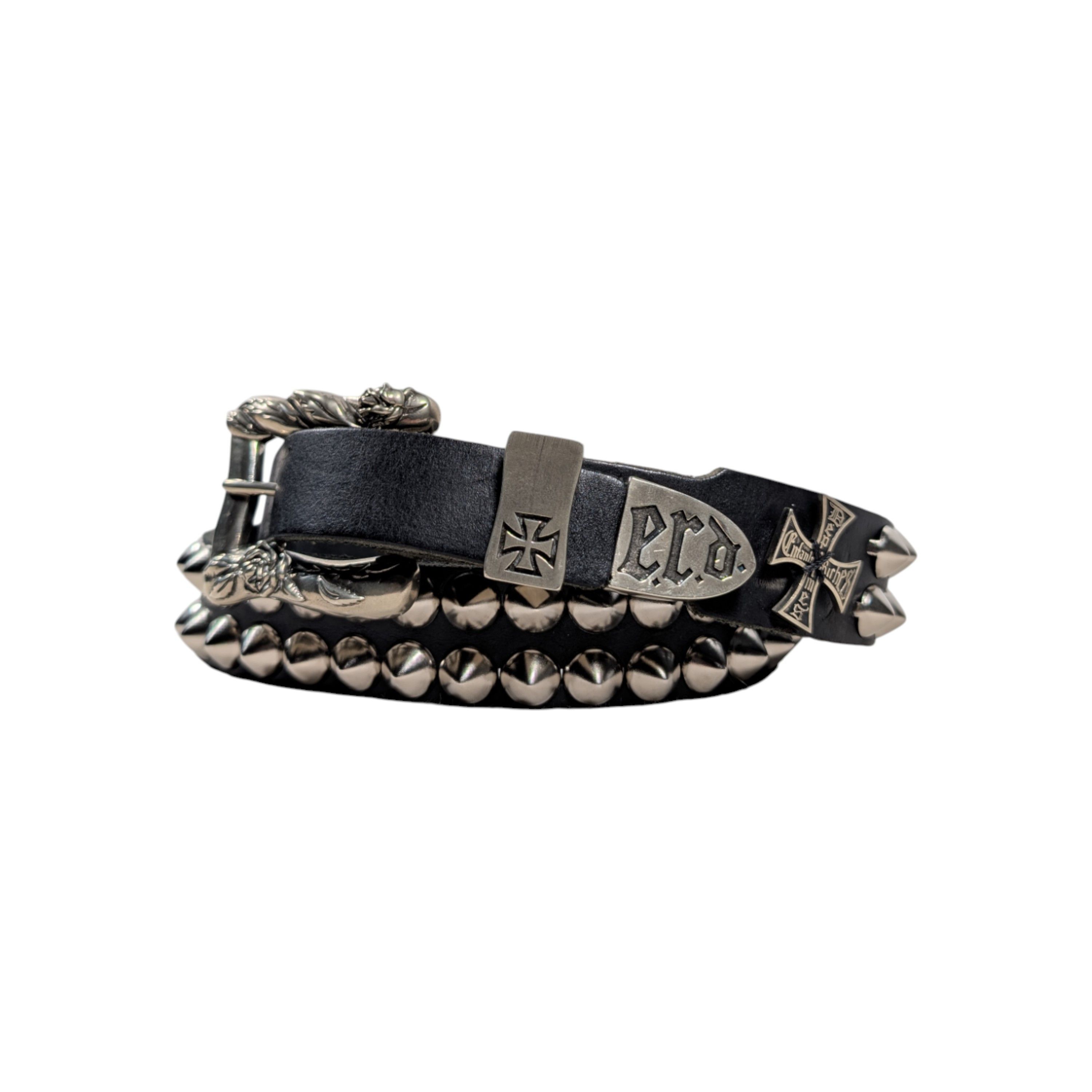 Enfants Riches Deprimes ERD Iron Cross Stud Belt 2cm Size 30 - 7 Thumbnail