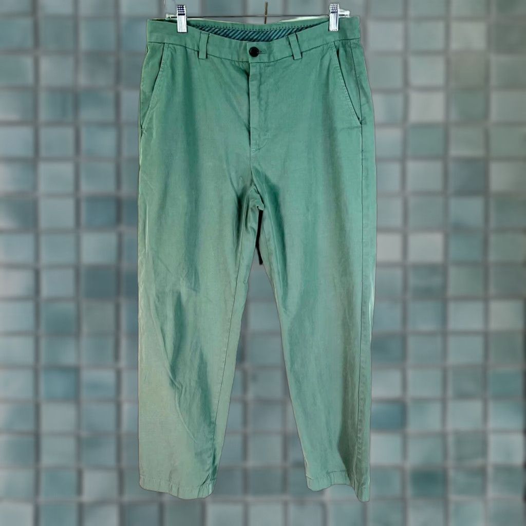 Brooks Brothers Brooks Brothers Clark Fit Chino Pants Mens Size 33 Green Khaki 33x32 Cotton Regular Straight Modern Classic Mens Clothing Size US 33 - 1 Thumbnail